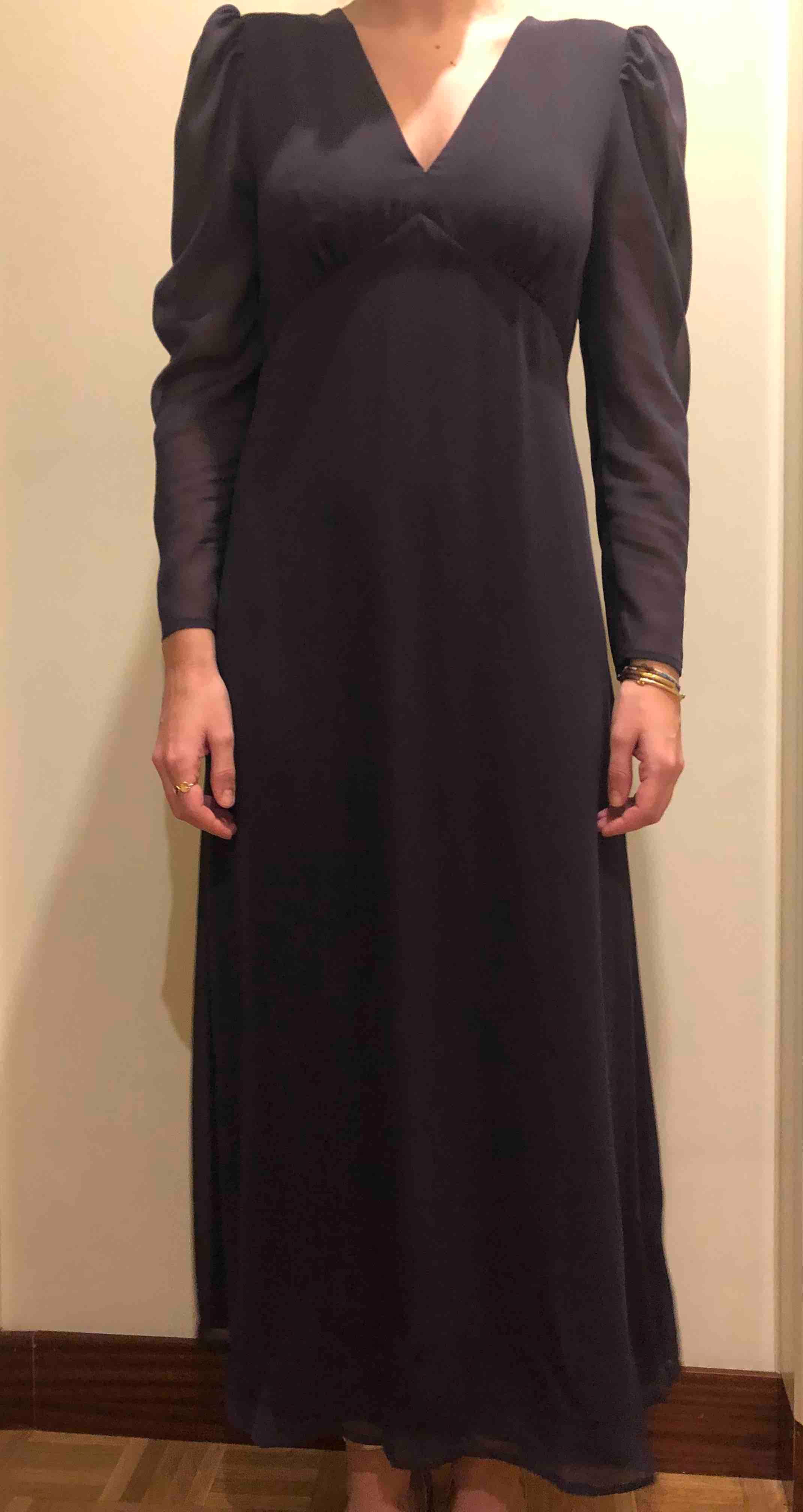 VESTIDO MRS. PALACIOS BERENJENA The Are — foto 2 de 3