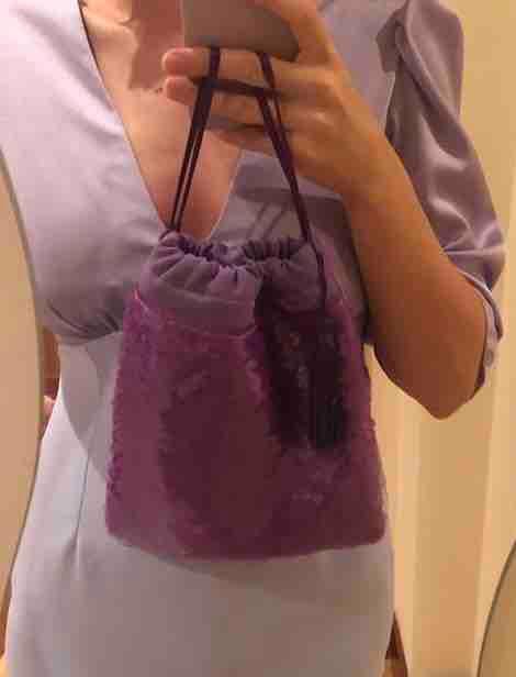 Bolso saco morado Laia Alen — foto 3 de 3