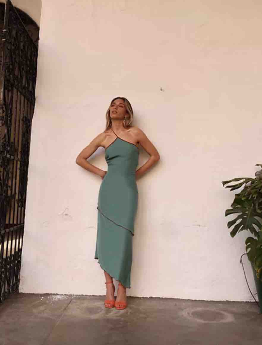LA FLACA DRESS • Verde Mar Claw The Label — foto 5 de 6