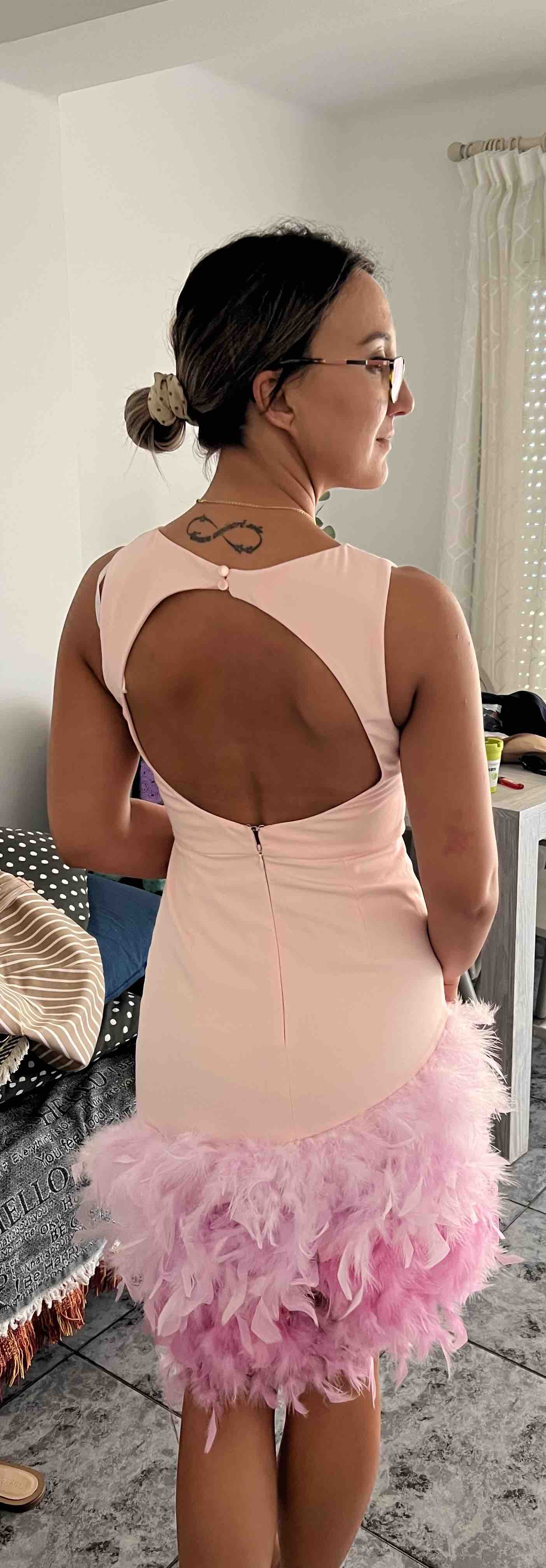 Vestido plumas silvia navarro — foto 2 de 4