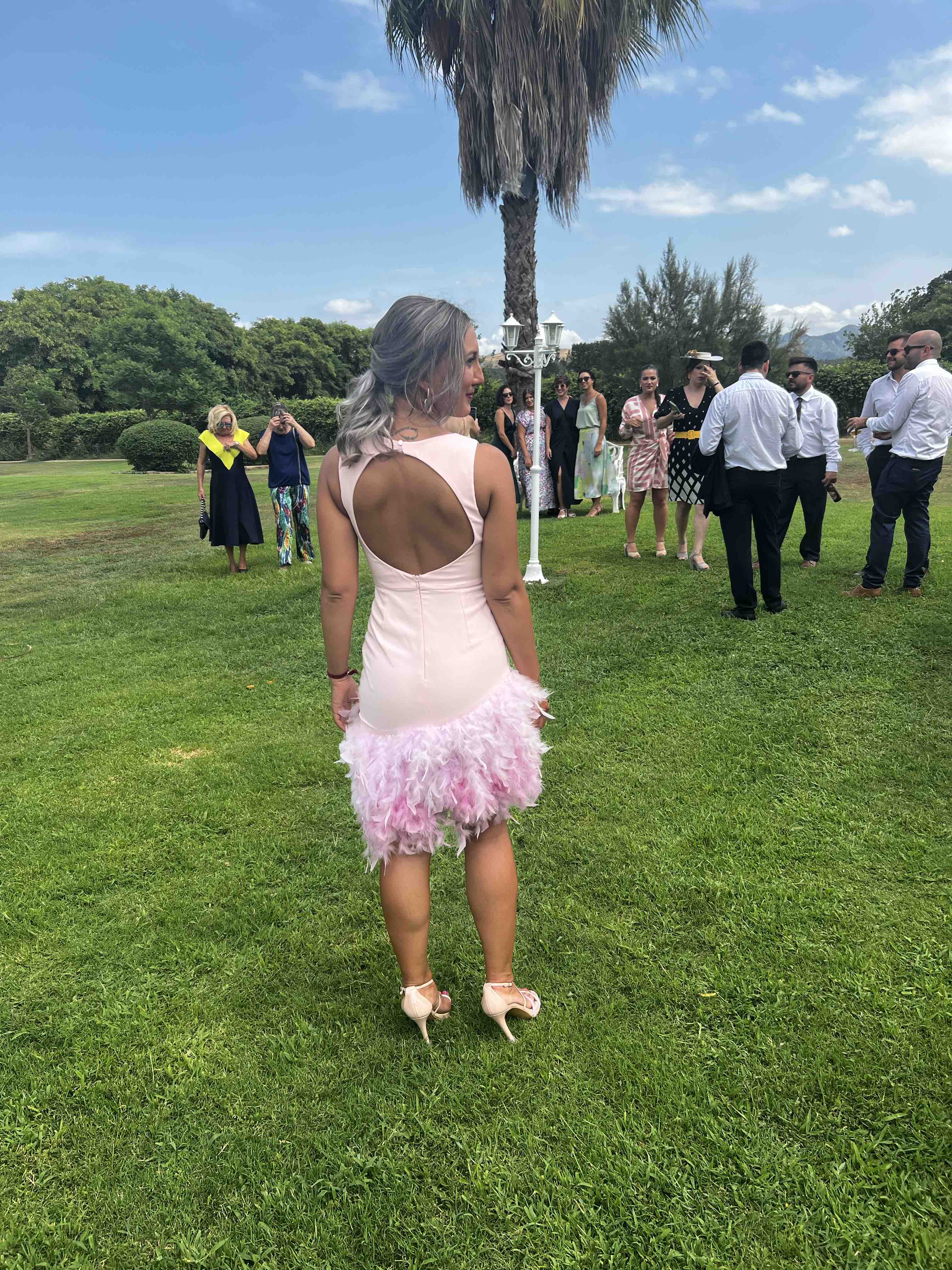 Vestido plumas silvia navarro — foto 3 de 4