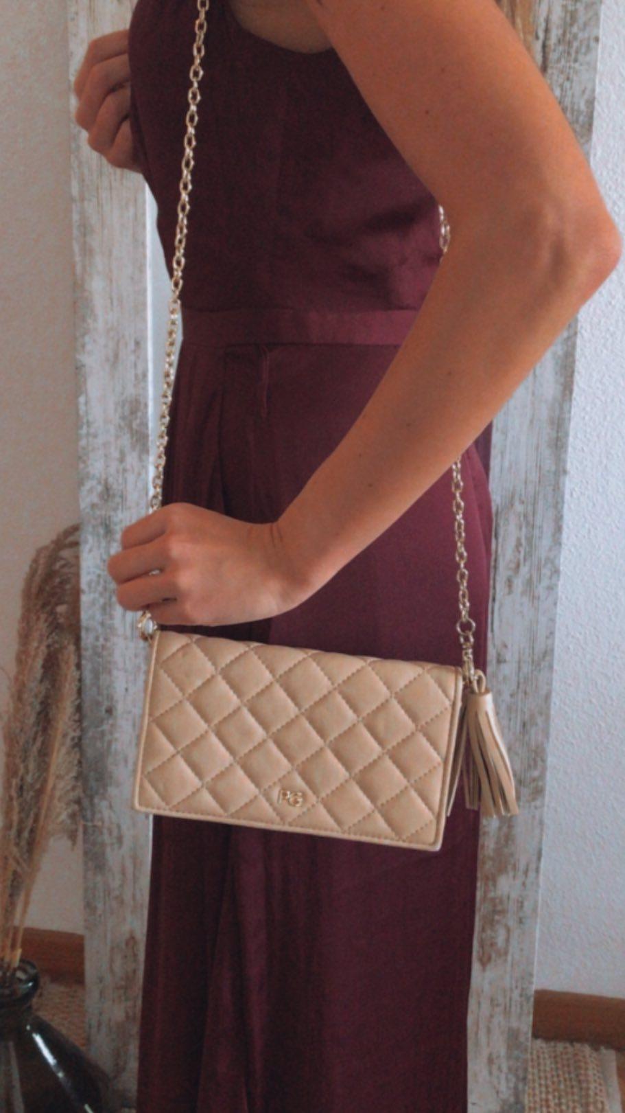 bolso clutch beige claro Purificación García — foto 2 de 6