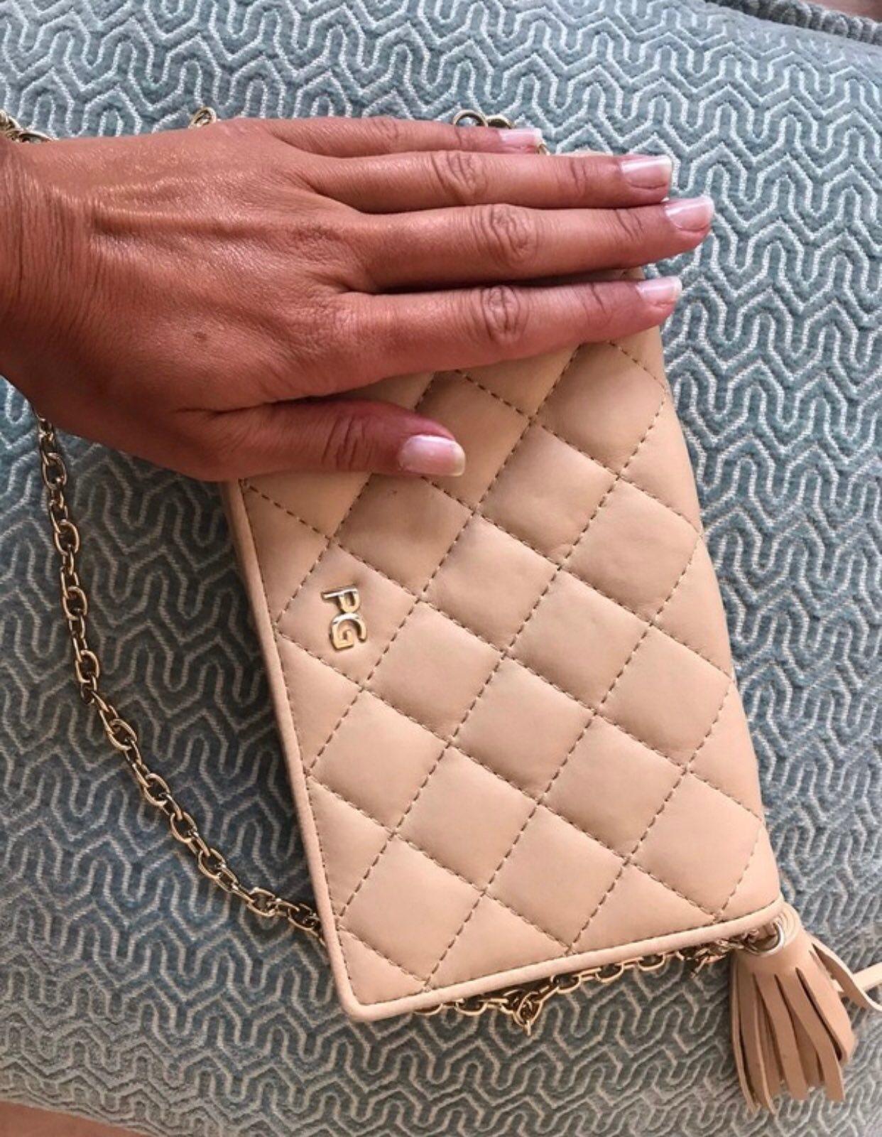 bolso clutch beige claro Purificación García — foto 4 de 6