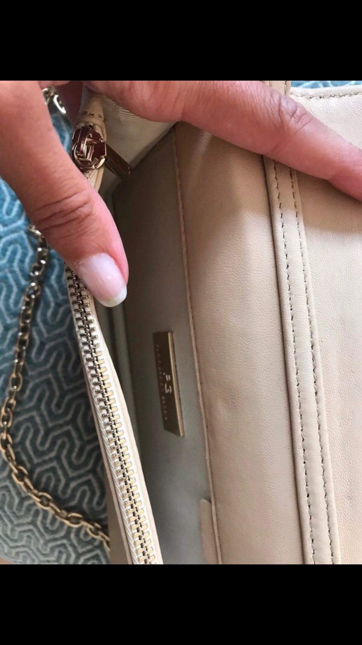 bolso clutch beige claro Purificación García — foto 6 de 6