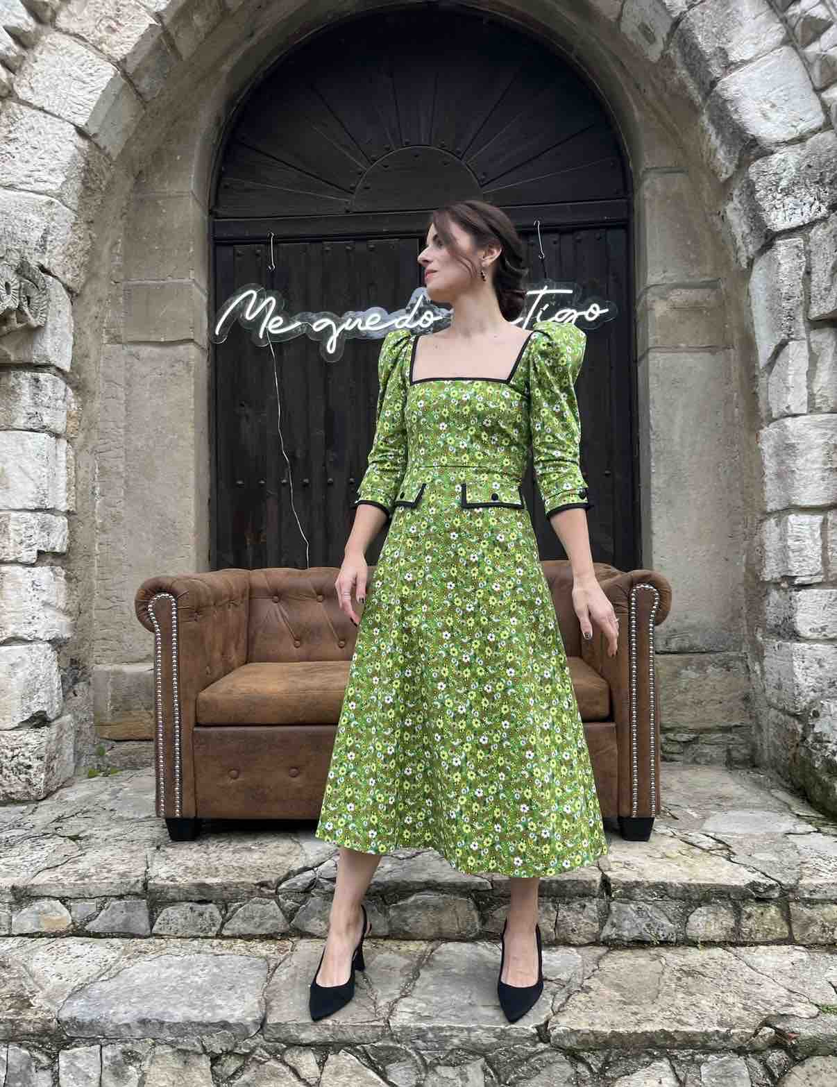 Vestido midi flores IQ Collection The IQ Collection — foto 1 de 5