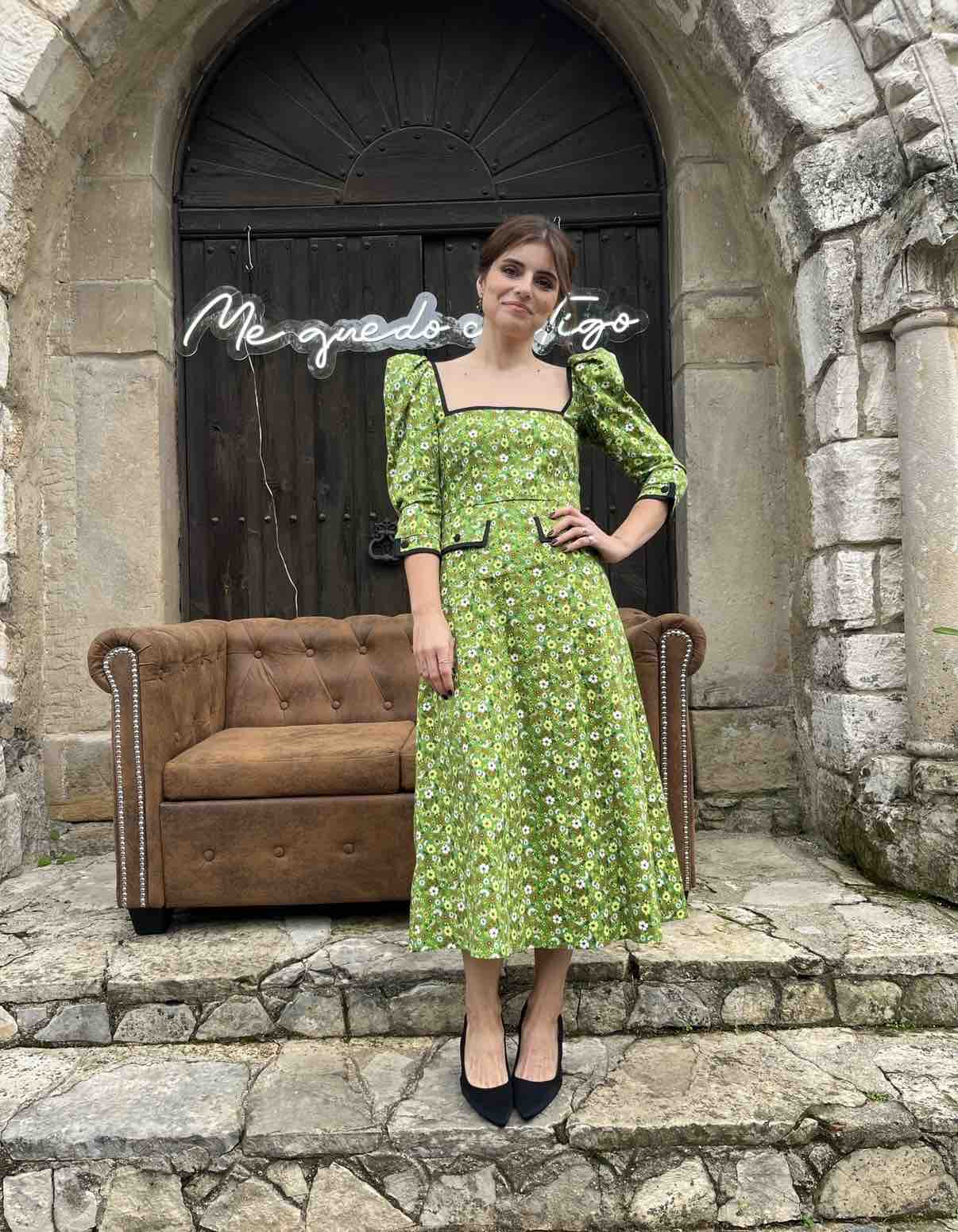 Vestido midi flores IQ Collection The IQ Collection — foto 2 de 5
