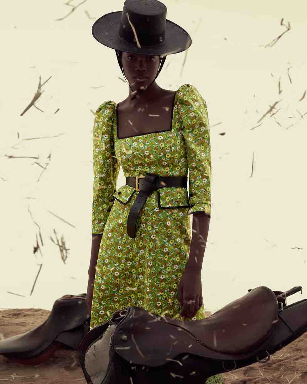 Vestido midi flores IQ Collection The IQ Collection — foto 4 de 5