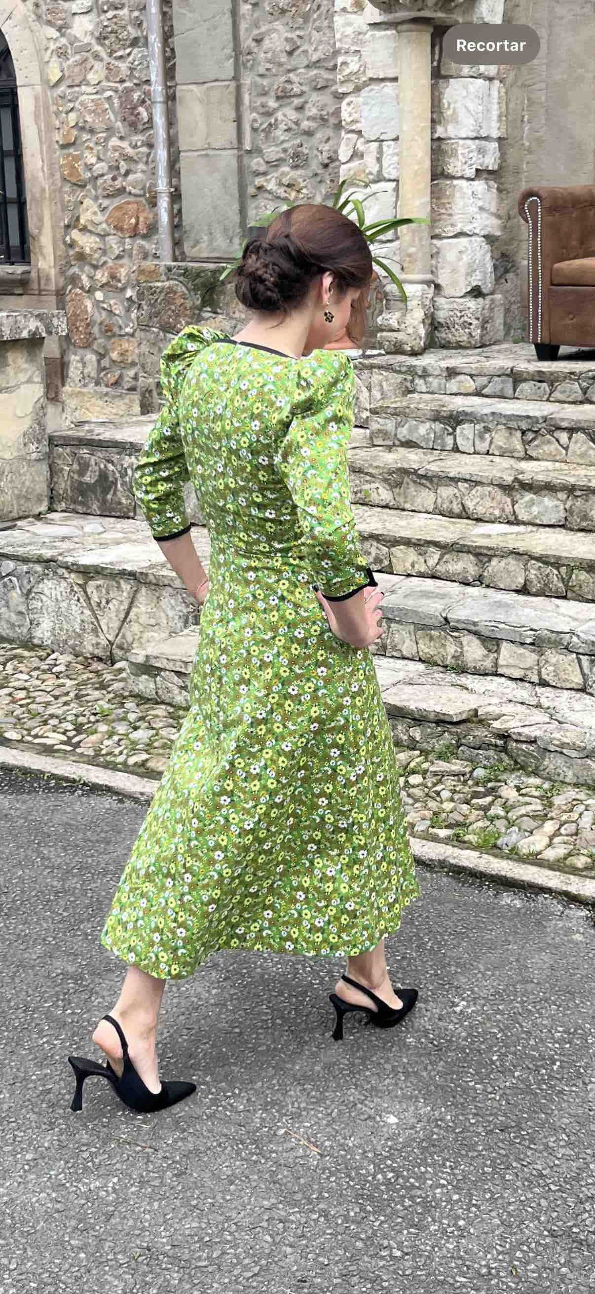Vestido midi flores IQ Collection The IQ Collection — foto 5 de 5