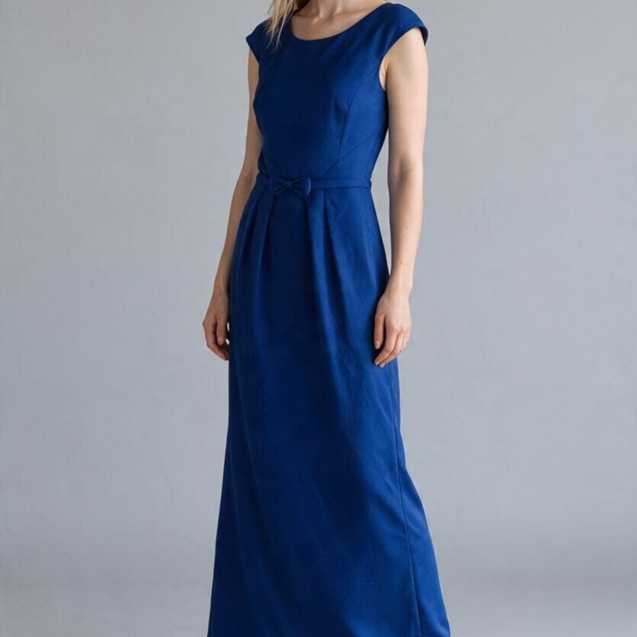 Vestido Aire Barcelona azul, talla M, en alquiler