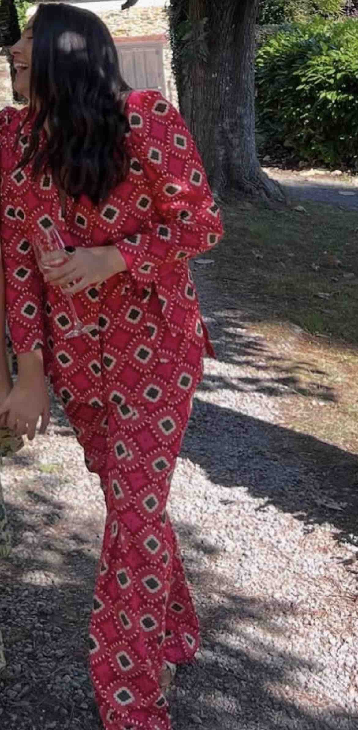 Conjunto Musicari blanco y rosa, talla L, en alquiler — foto 2 de 2