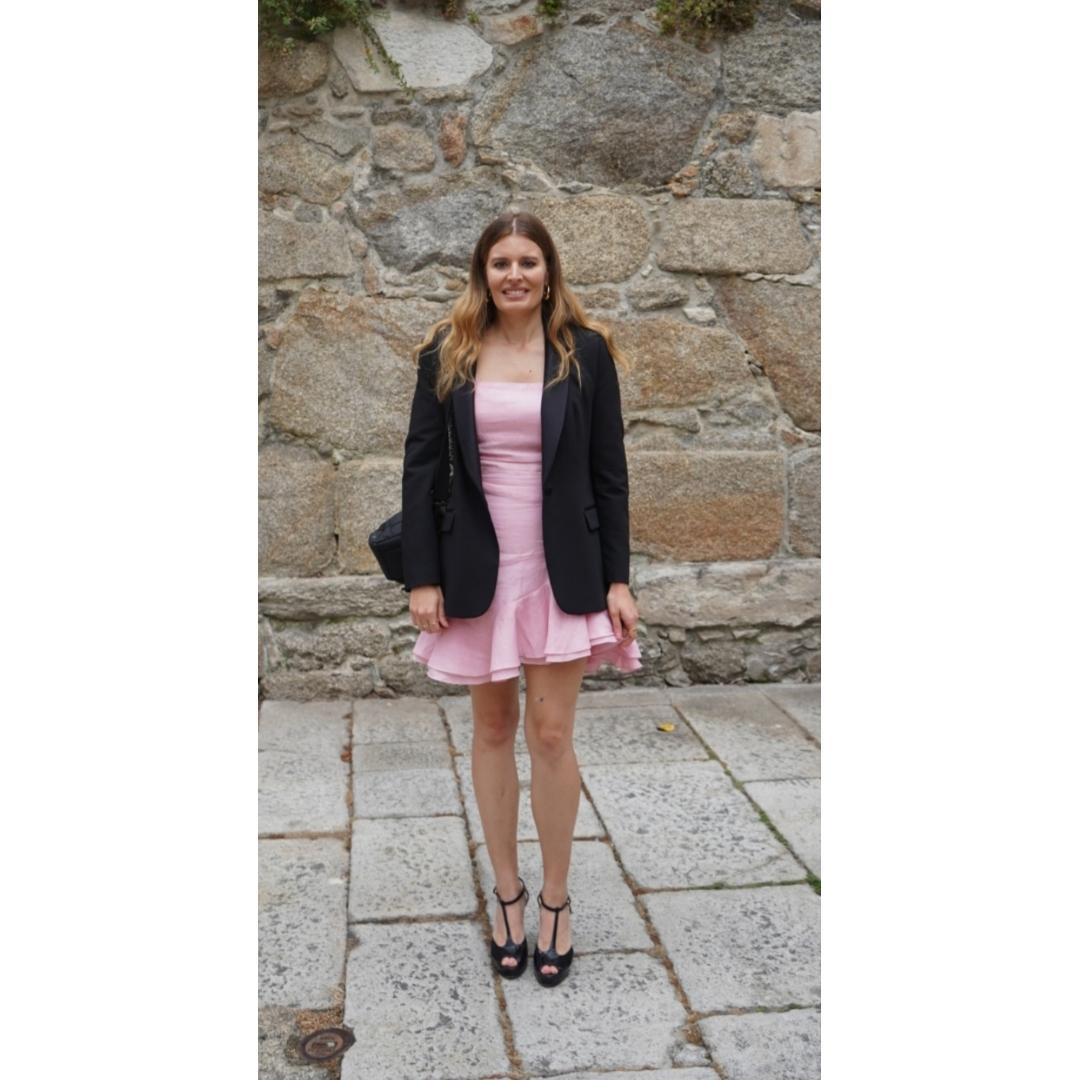 Conjunto cocktail rosa de Sandro — foto 3 de 3