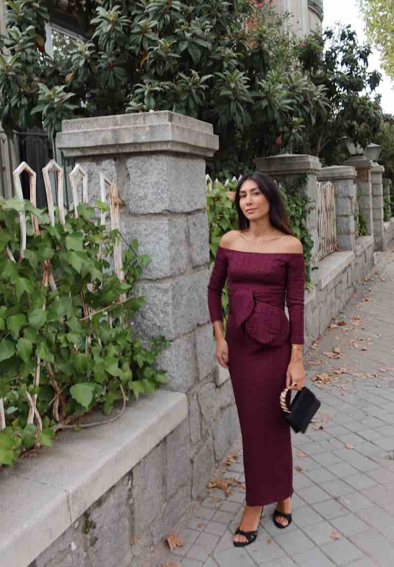 Vestido granate coosy — foto 3 de 4