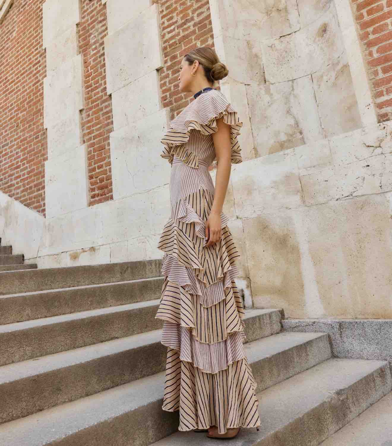 Vestido volantes Nesines Nesines collection — foto 4 de 6