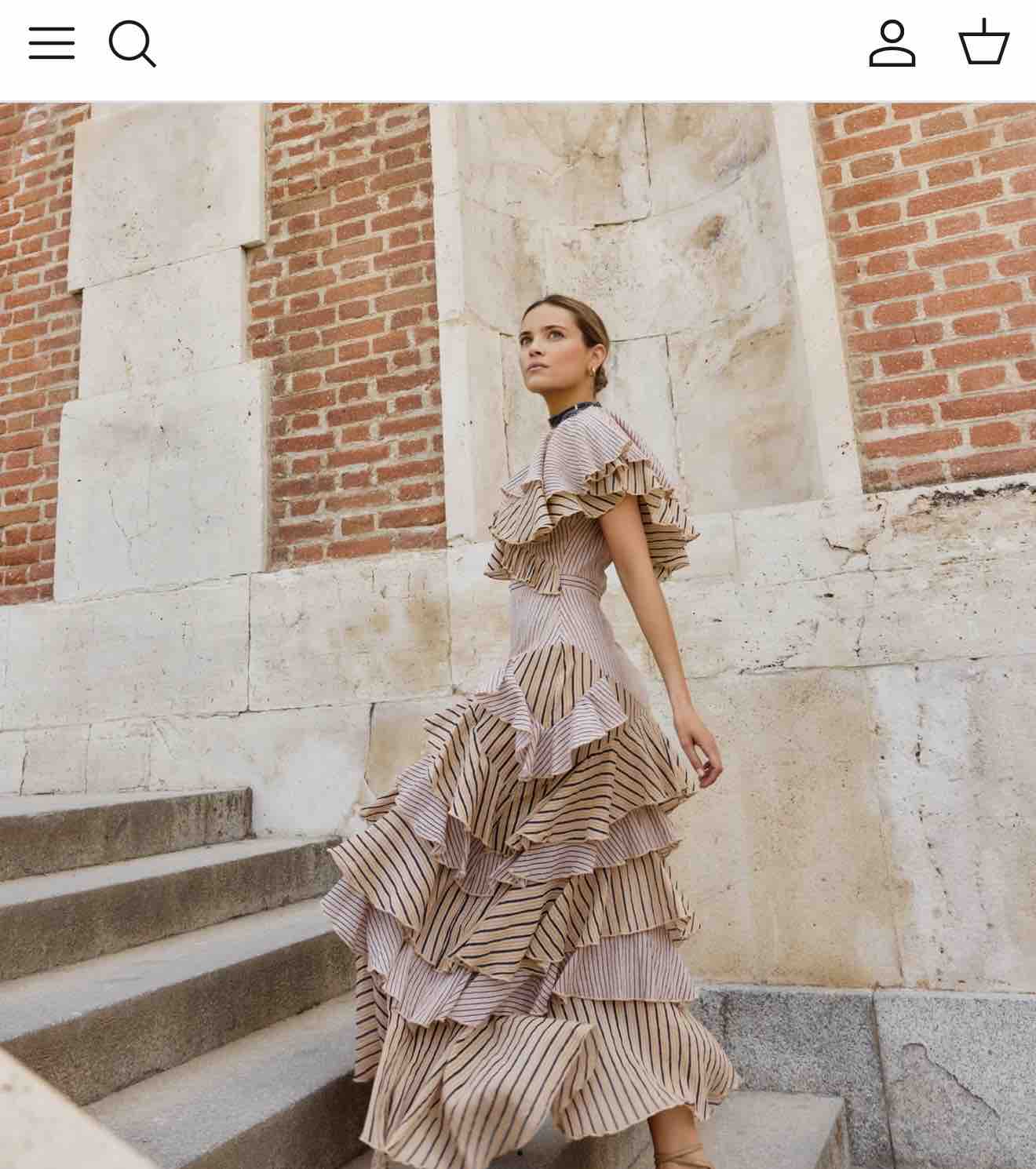 Vestido volantes Nesines Nesines collection — foto 5 de 6