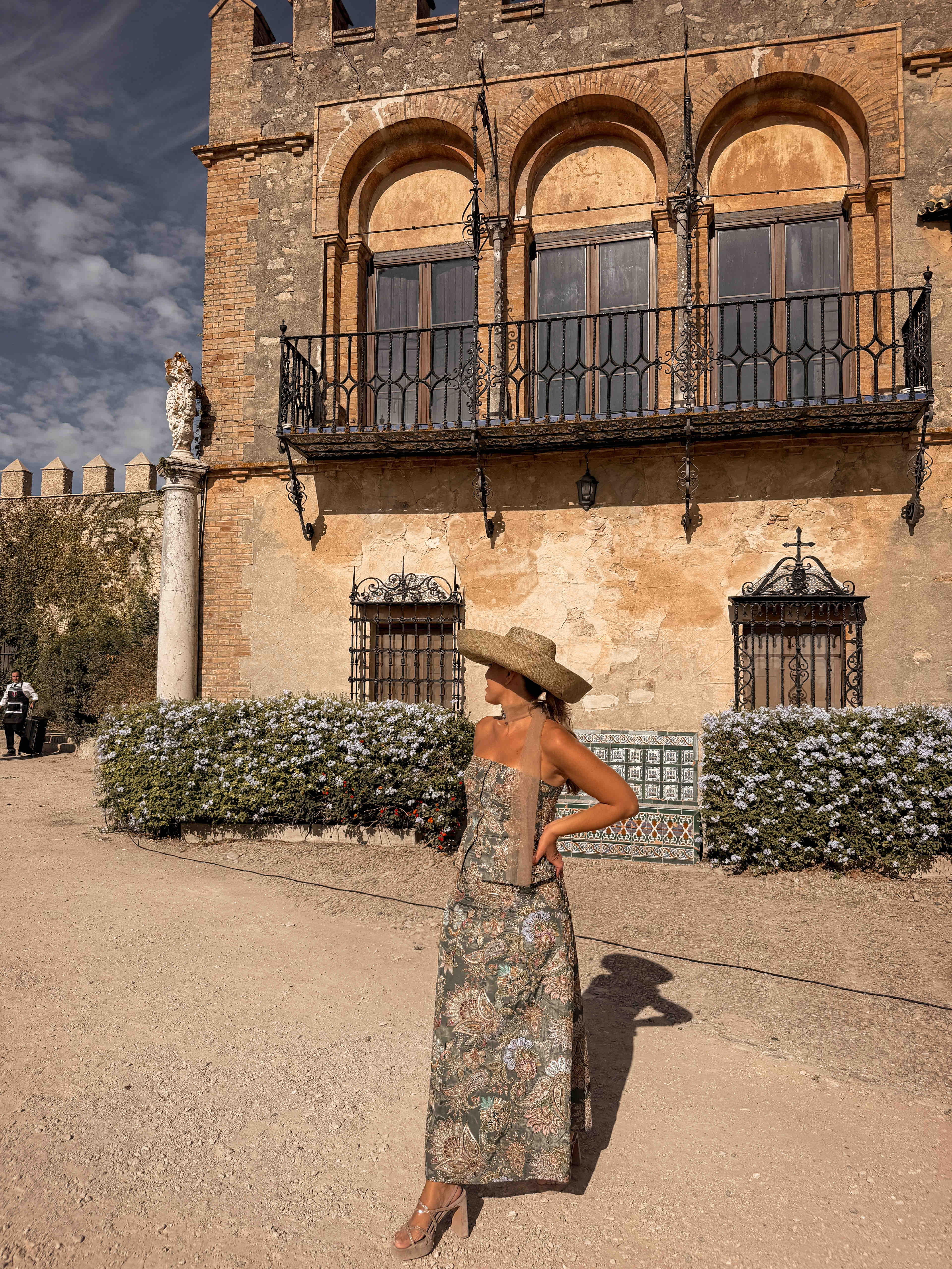 Vestido Leyre Doueil verde, talla M, en alquiler — foto 4 de 5