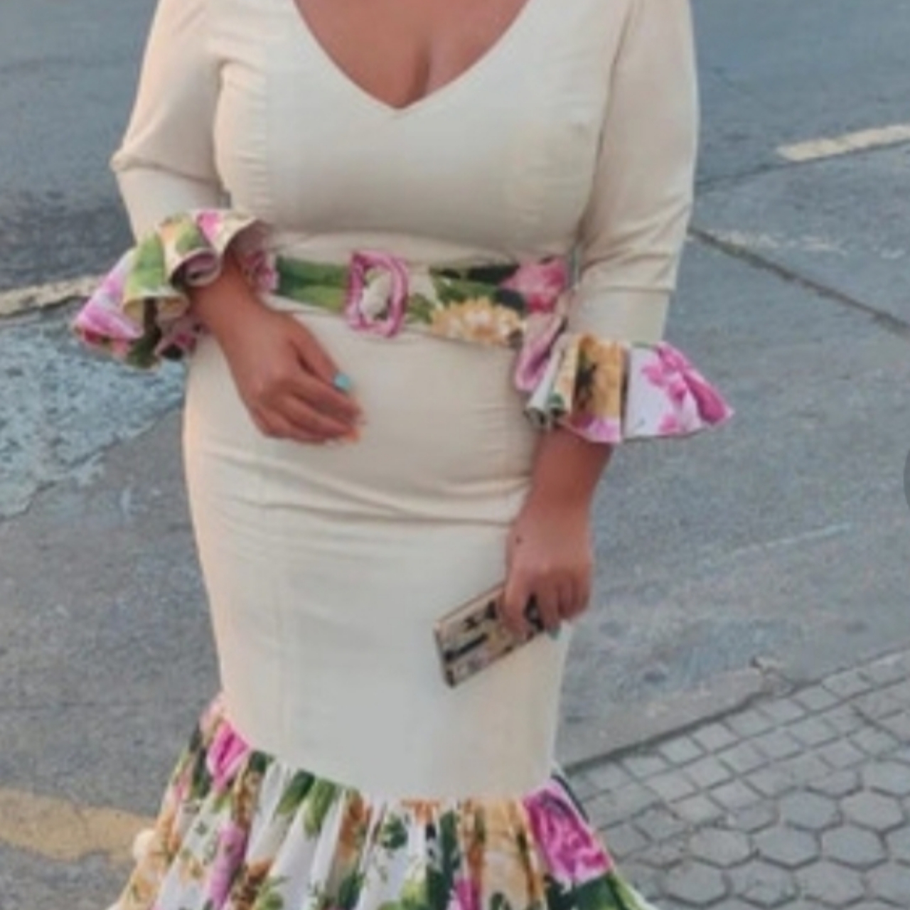 Vestido flamenca beige — foto 1 de 2