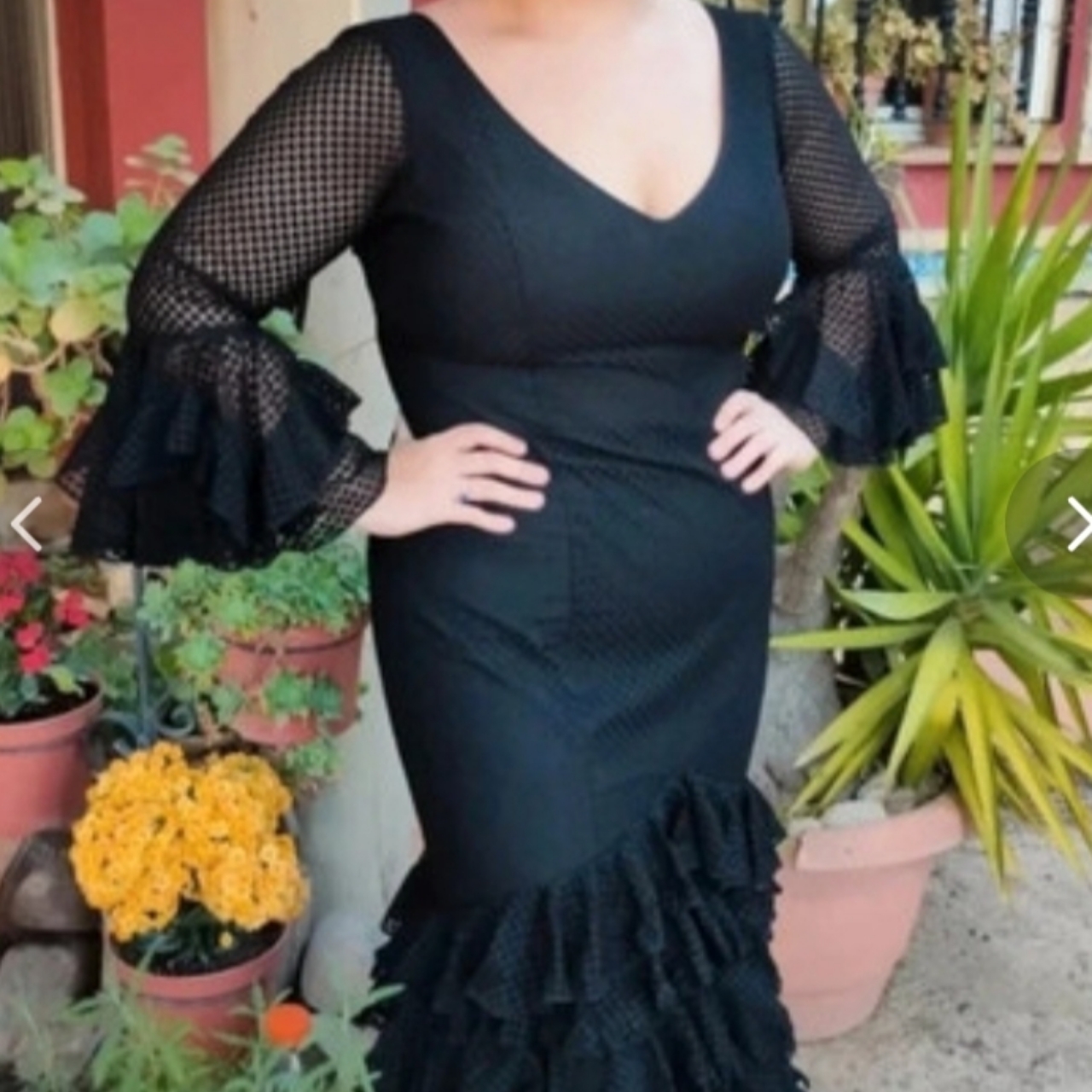 Vestido flamenca negro Micaela Villa — foto 1 de 4