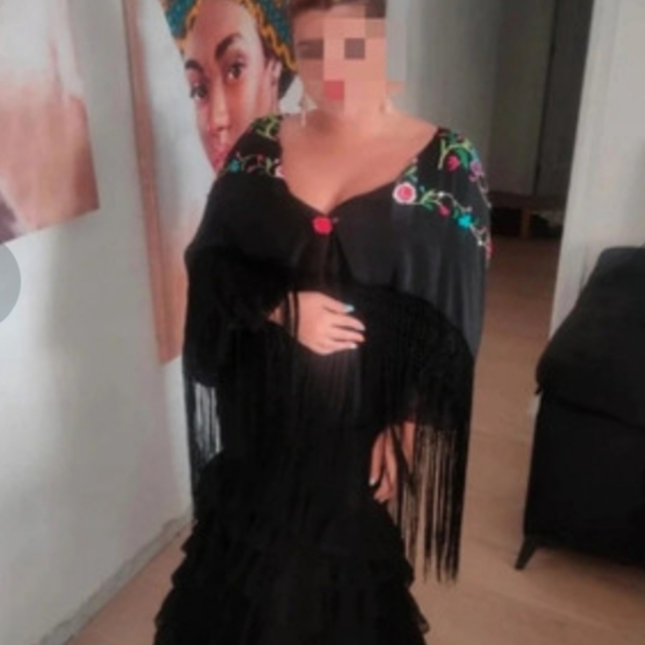 Vestido flamenca negro Micaela Villa — foto 4 de 4