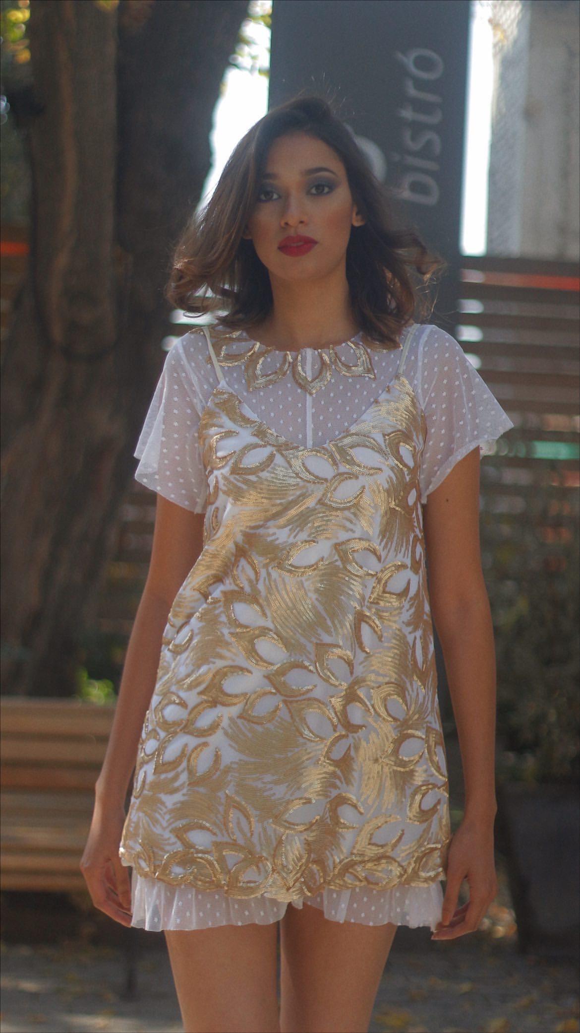 Vestido Cóctel Ana Oliveira Moda — foto 1 de 4
