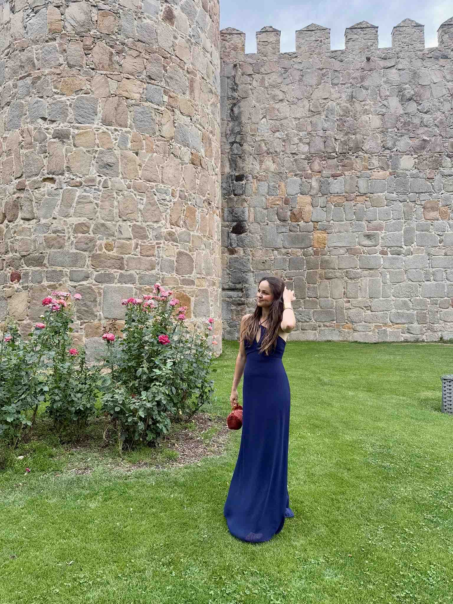 Vestido largo azul Veneno en la piel — foto 1 de 2