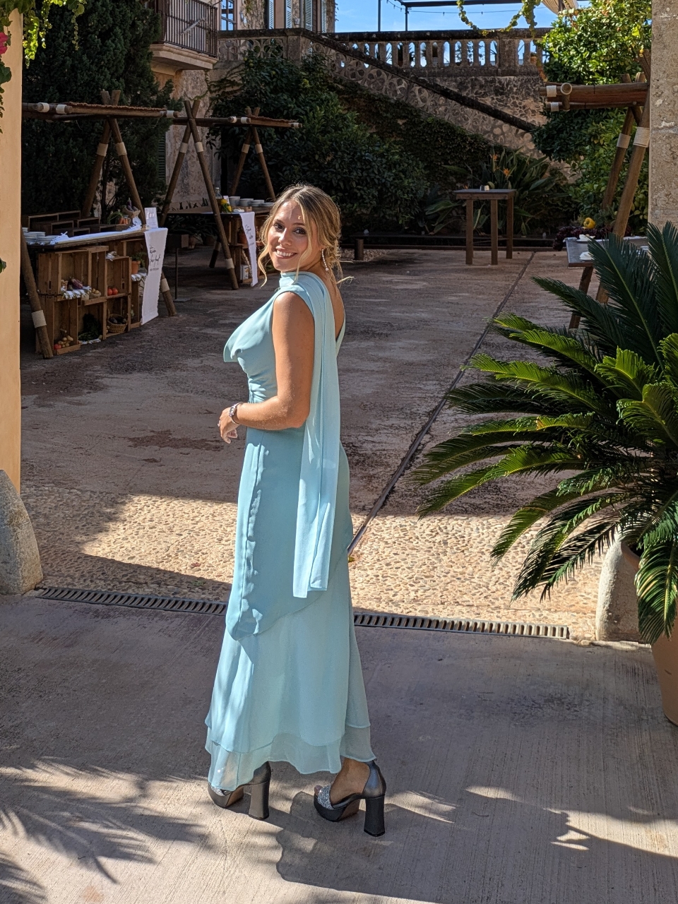 vestido azul turquesa Lady Pipa — foto 3 de 3