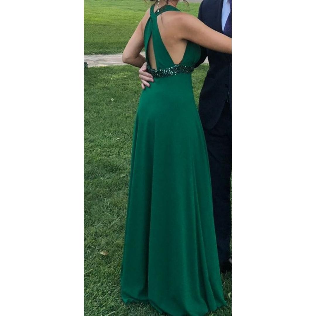 vestido verde botella de boda Etxart and Panno — foto 2 de 2