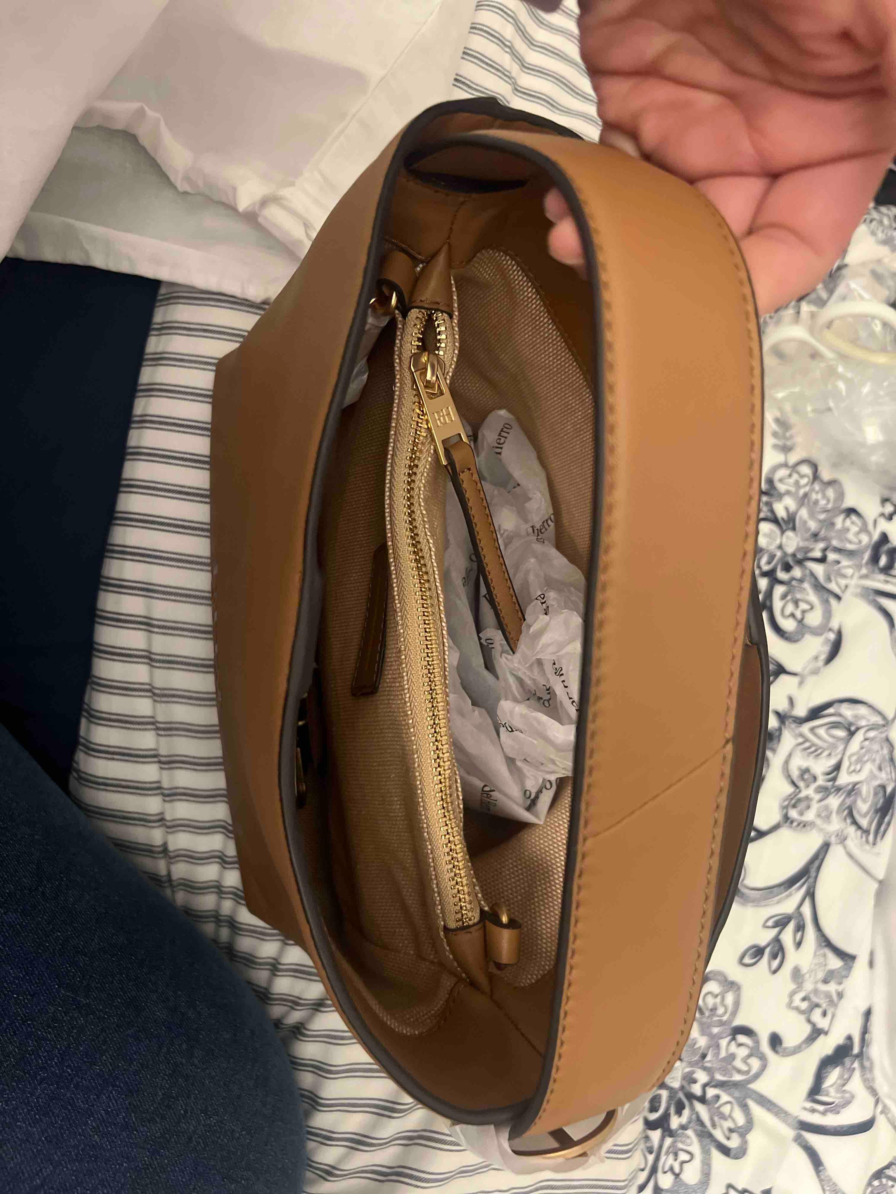 Bolso pedro del hierro piel camel — foto 5 de 6