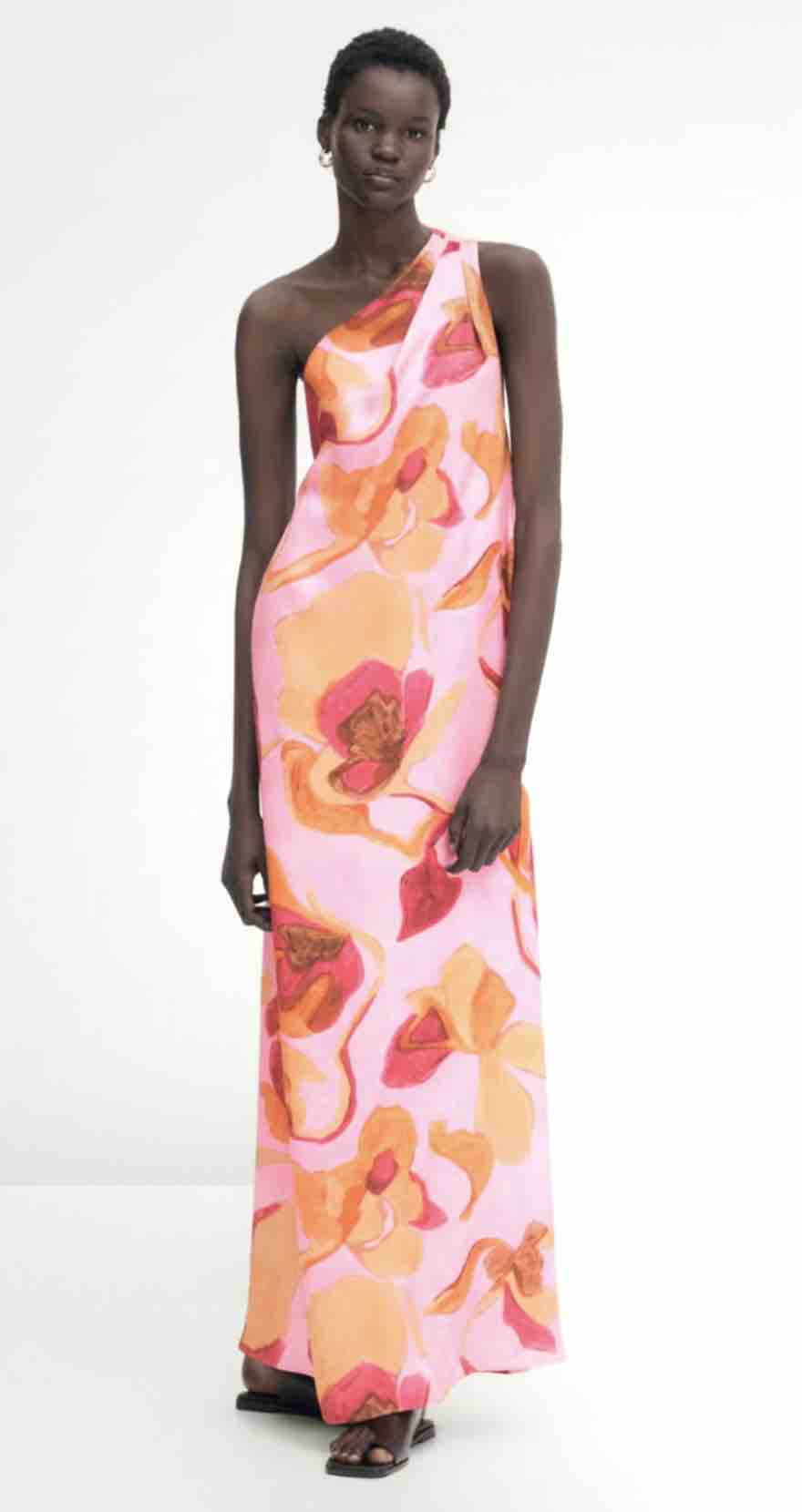 Vestido floral MASSIMO DUTTI — foto 1 de 2