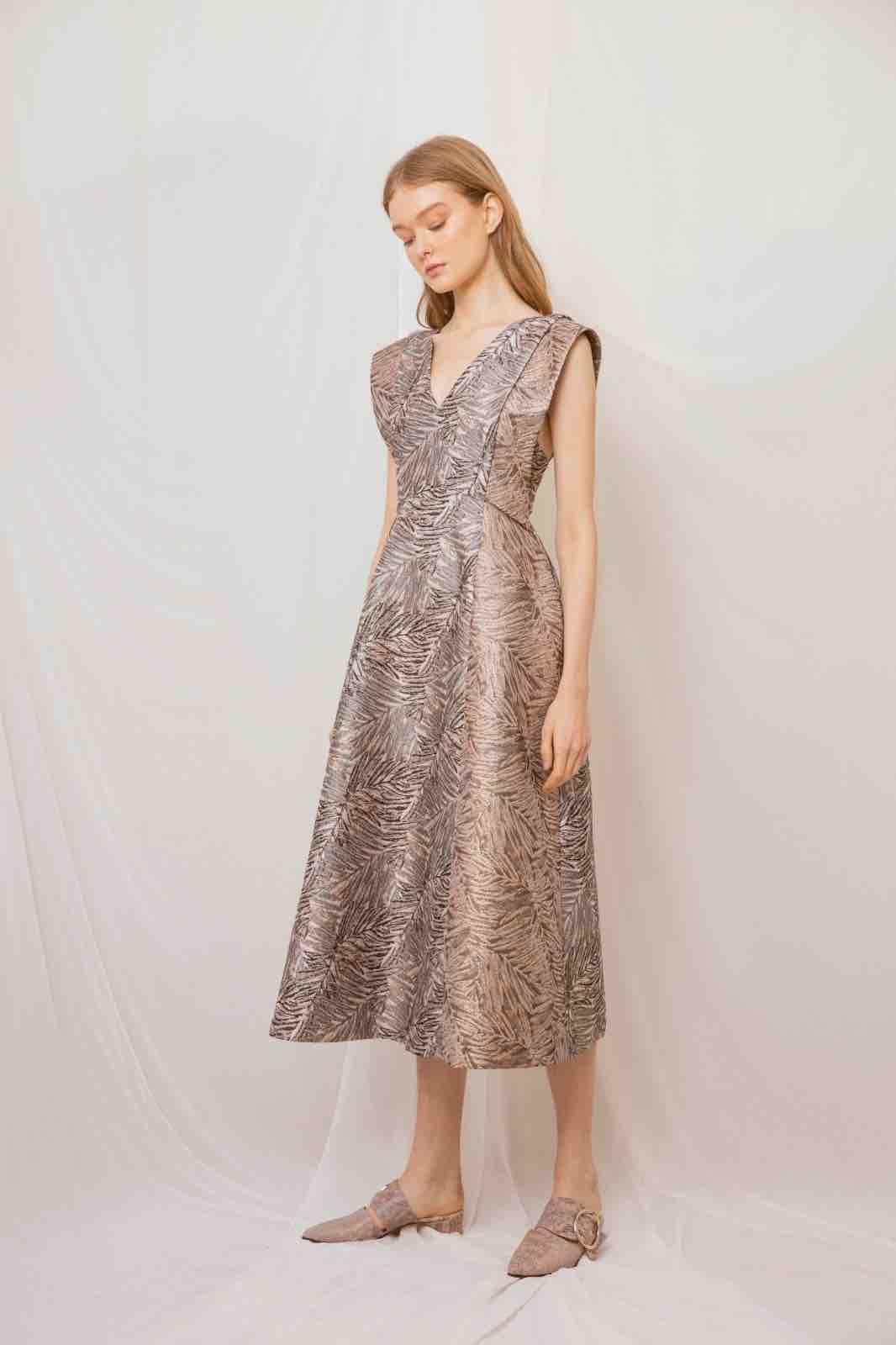 Vestido jaquard ANHET — foto 1 de 3