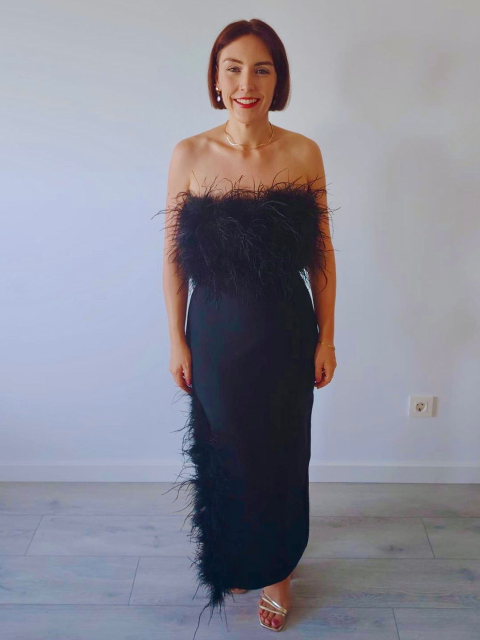 Vestido midi bandeau Karen Millen — foto 1 de 5
