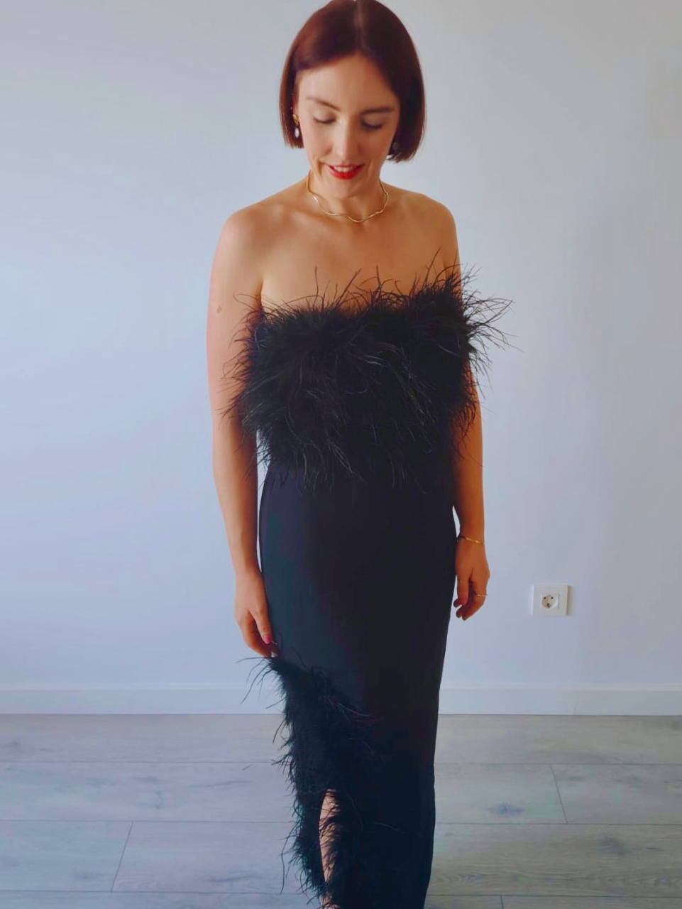 Vestido midi bandeau Karen Millen — foto 4 de 5