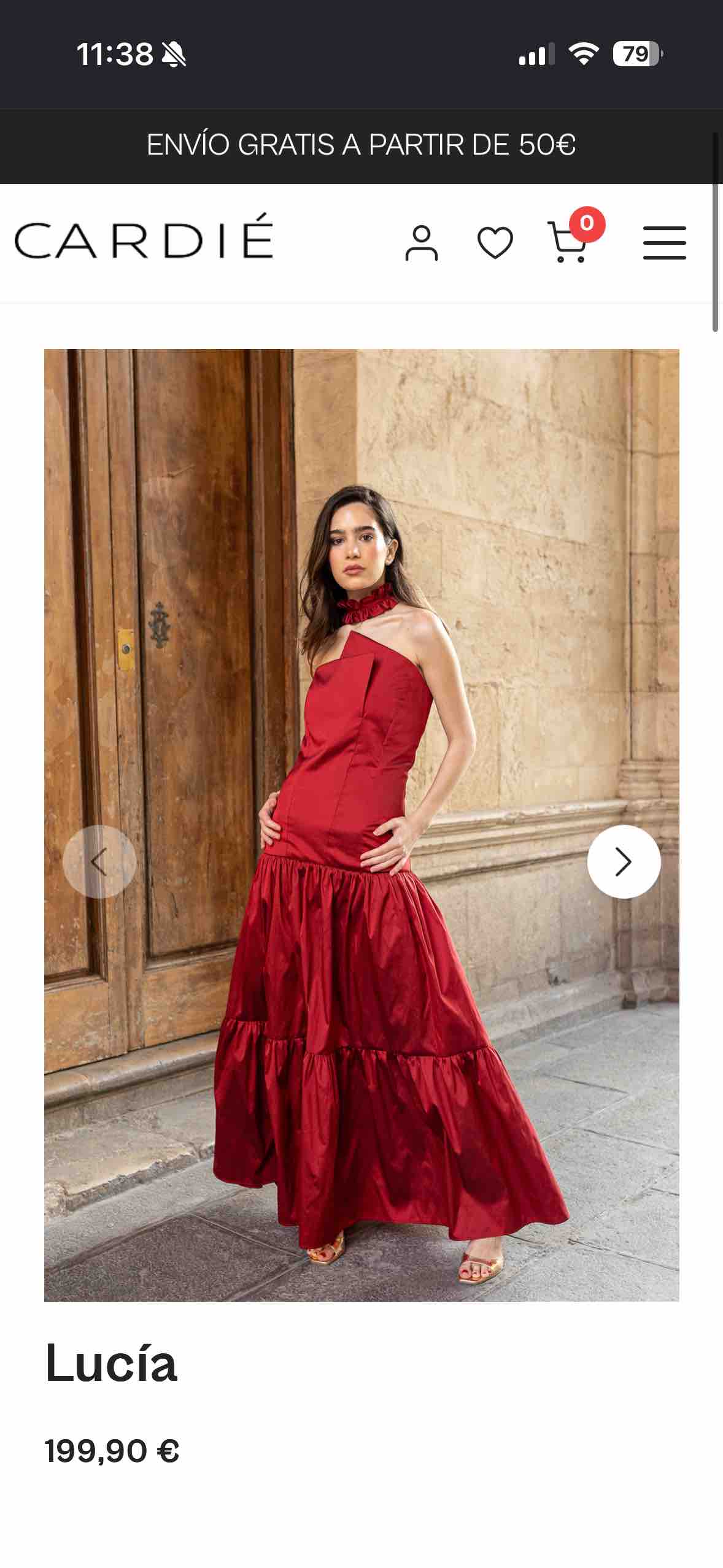 Vestido Invitada Cardié — foto 1 de 5
