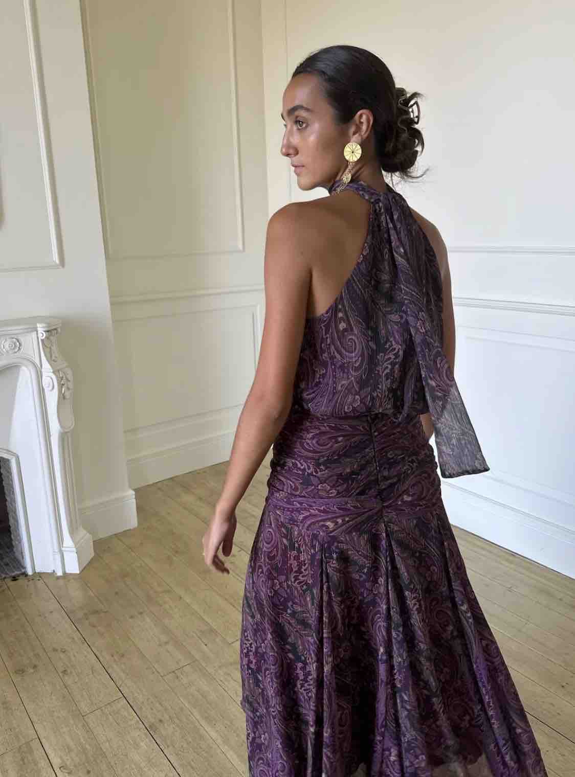 Conjunto Baymo morado y multicolor, talla M, en alquiler — foto 2 de 3