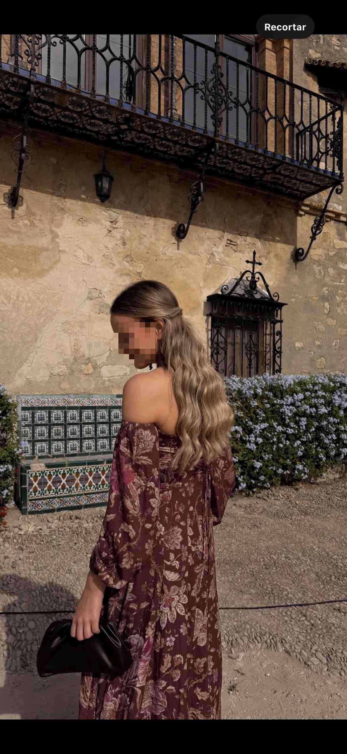 Vestido Baymo marrón, talla M, en alquiler — foto 2 de 4