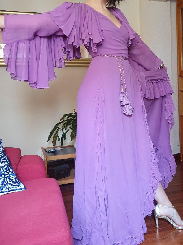 Vestido estilo griego con volantes Diamond for Eden — foto 3 de 5