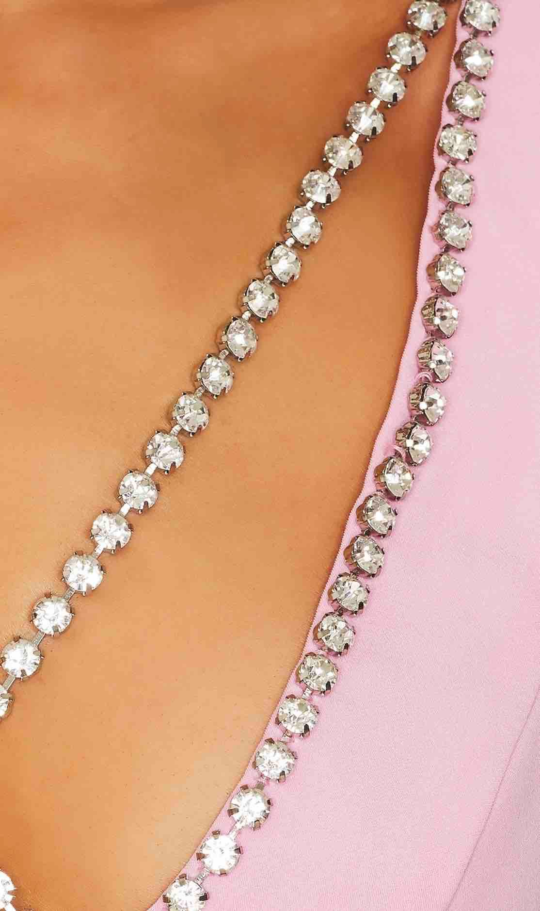 Vestido boda aberturas rosa Majorelle — foto 4 de 4