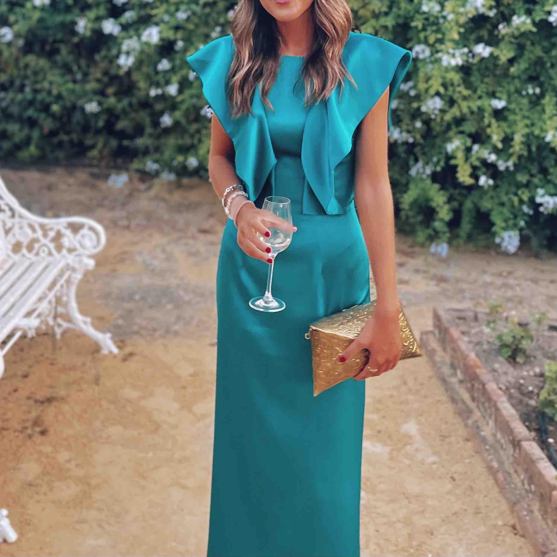 Vestido azul fiesta — foto 1 de 4