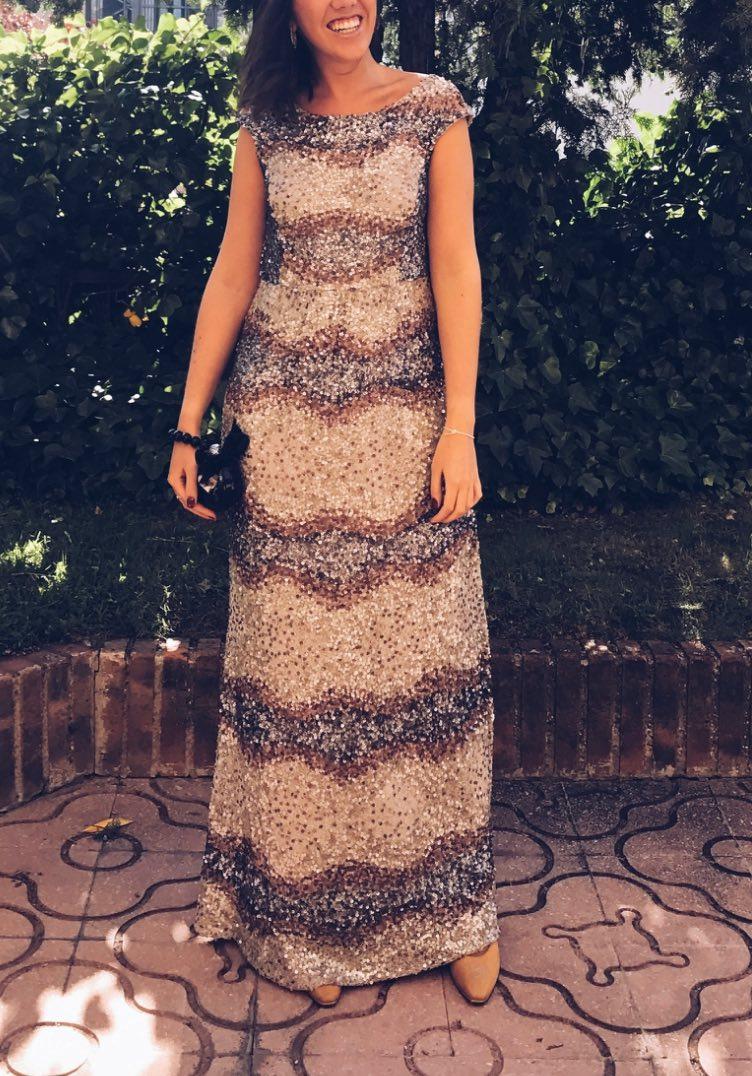 Vestido largo de lentejuelas Hoss Intropia — foto 1 de 3
