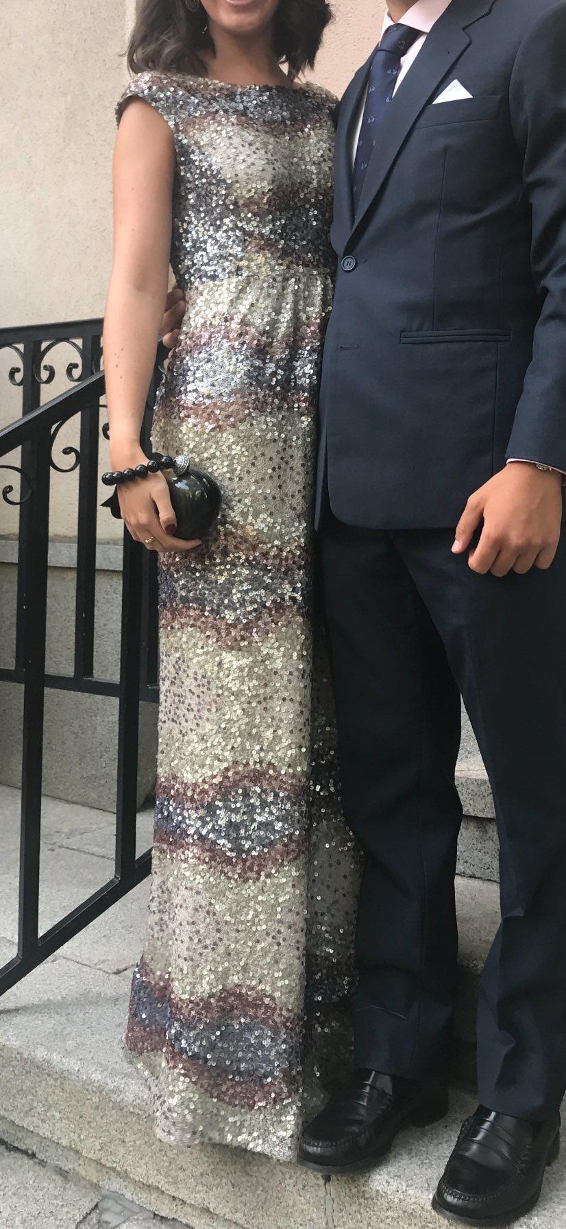 Vestido largo de lentejuelas Hoss Intropia — foto 3 de 3
