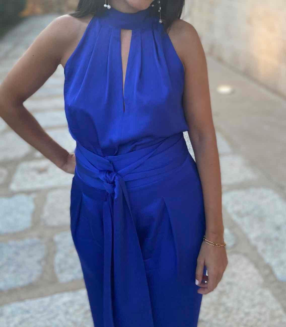Traje azul eléctrico de Uterqüe — foto 1 de 2