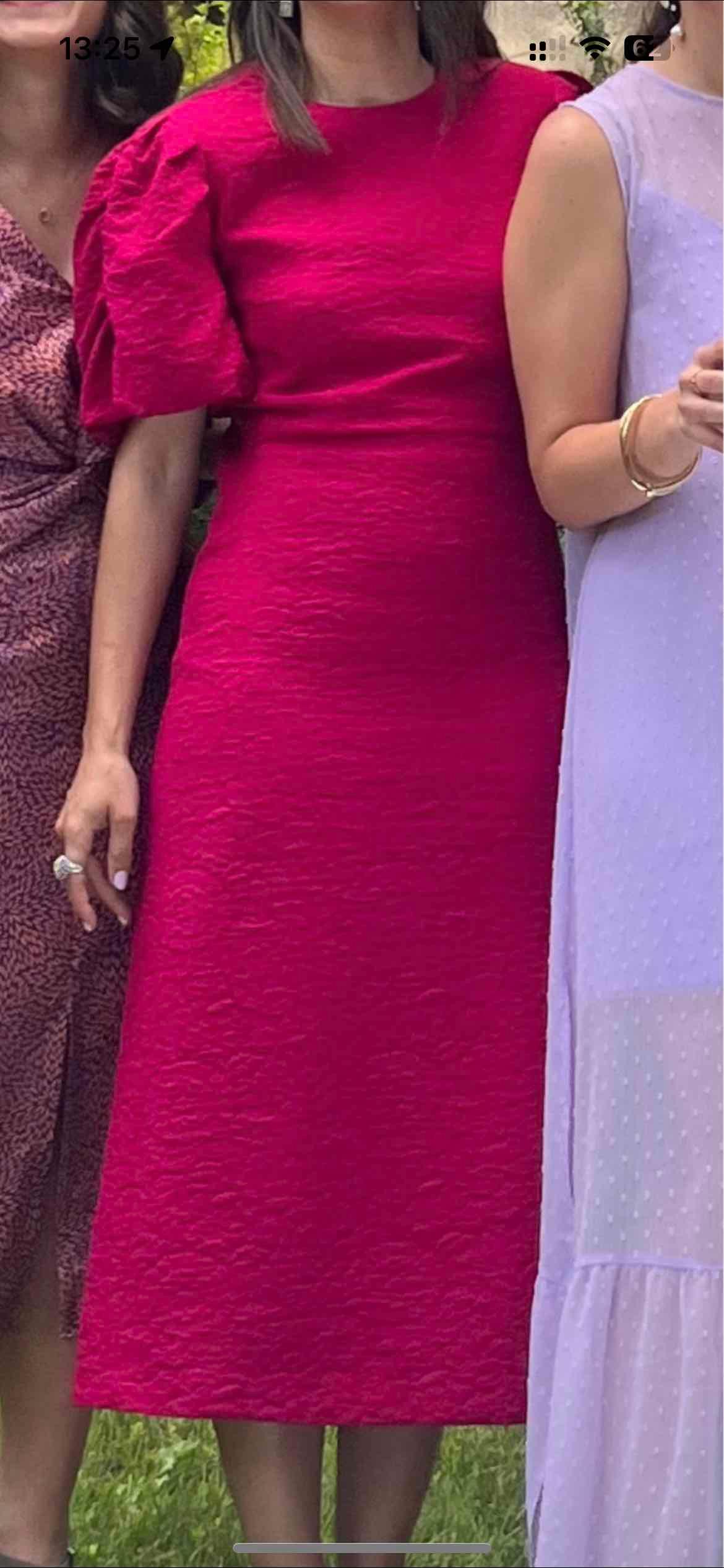 Vestido rosa midi Purificación García — foto 2 de 3