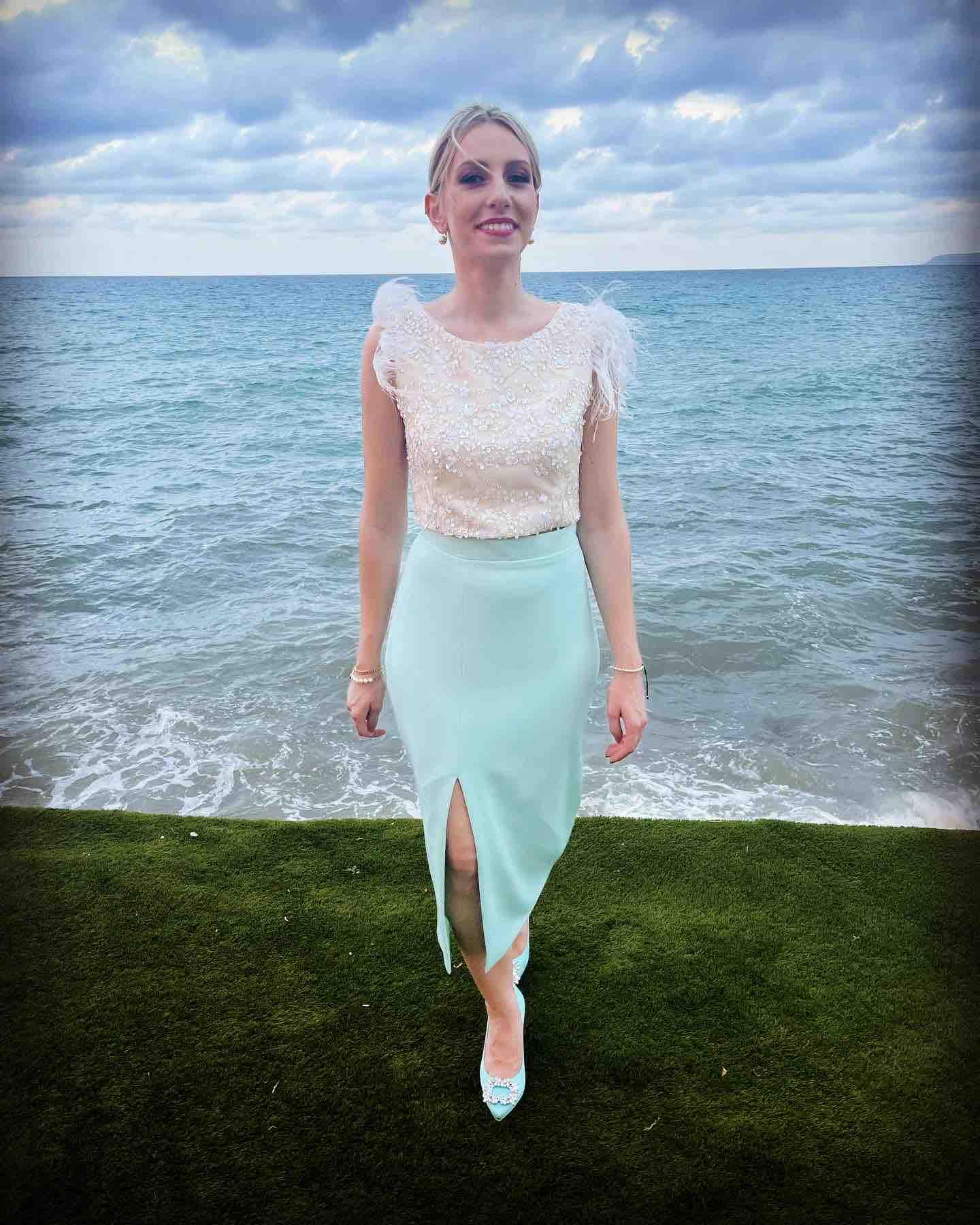 Vestido imvitada especial dos piezas SILVIA NAVARRO — foto 4 de 5