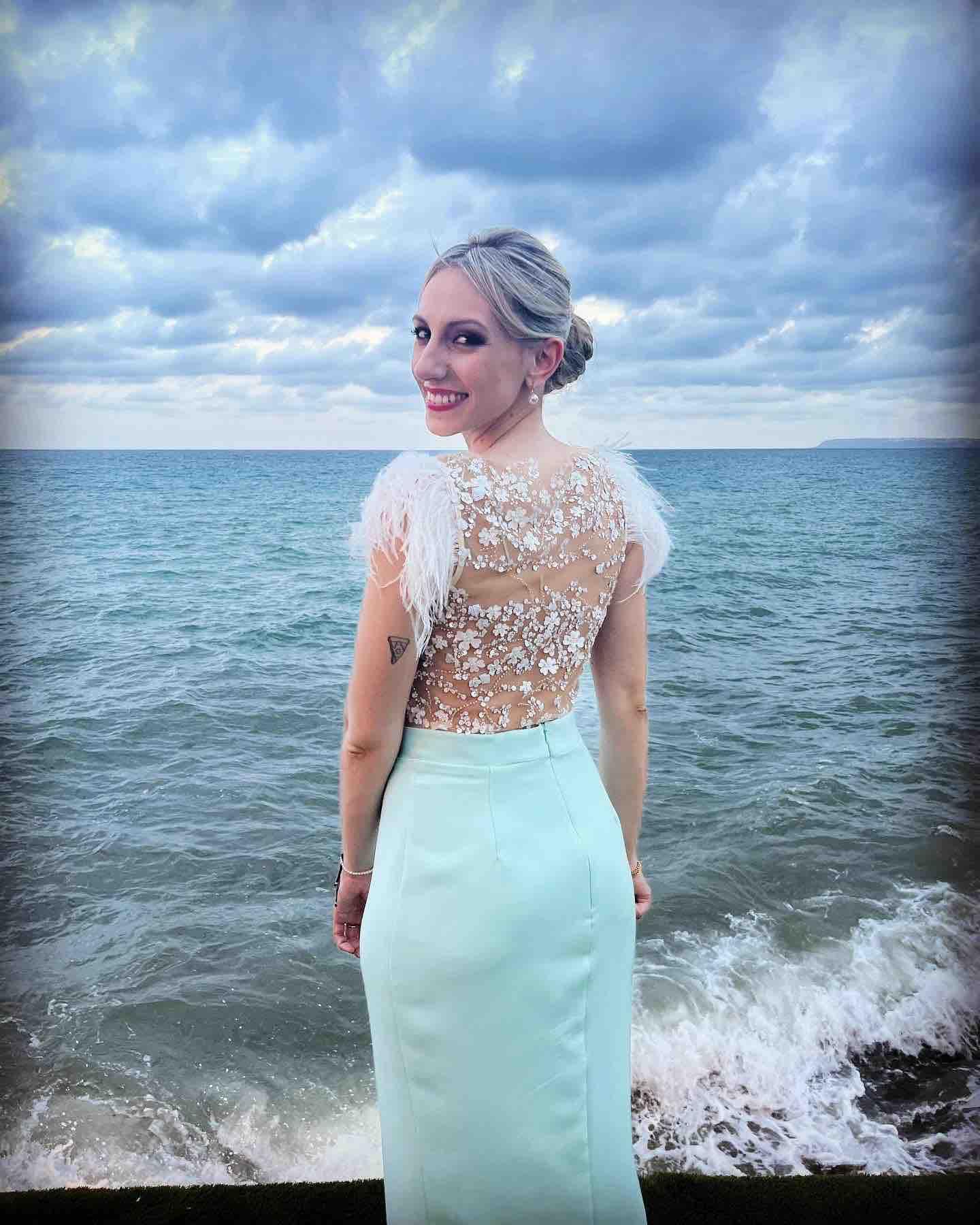 Vestido imvitada especial dos piezas SILVIA NAVARRO — foto 1 de 5