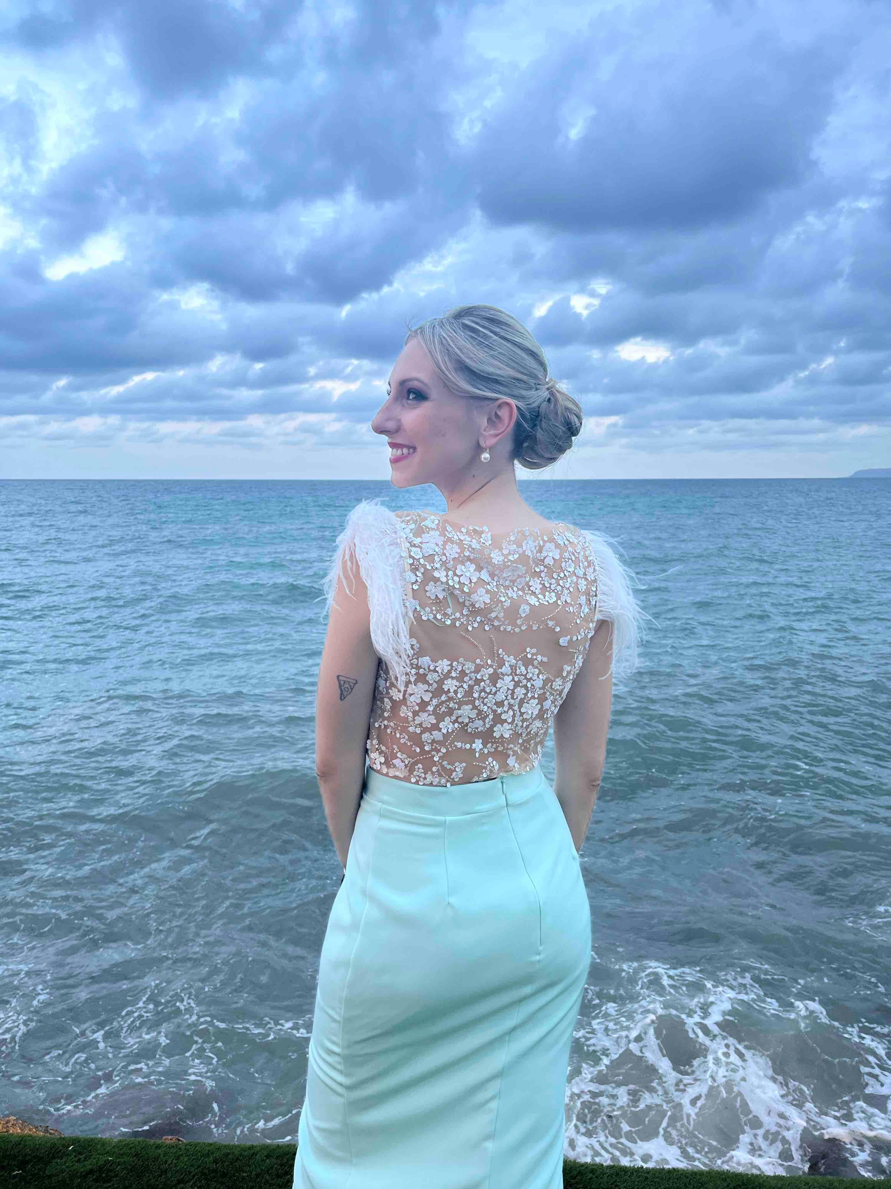 Vestido imvitada especial dos piezas SILVIA NAVARRO — foto 5 de 5