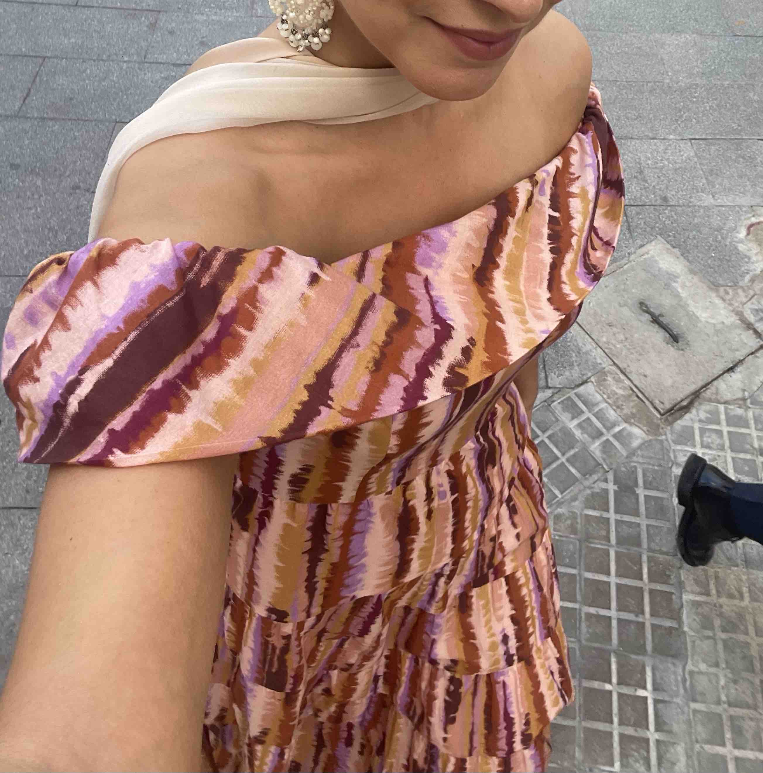Vestido tonos rosas pedro del hierro — foto 1 de 3