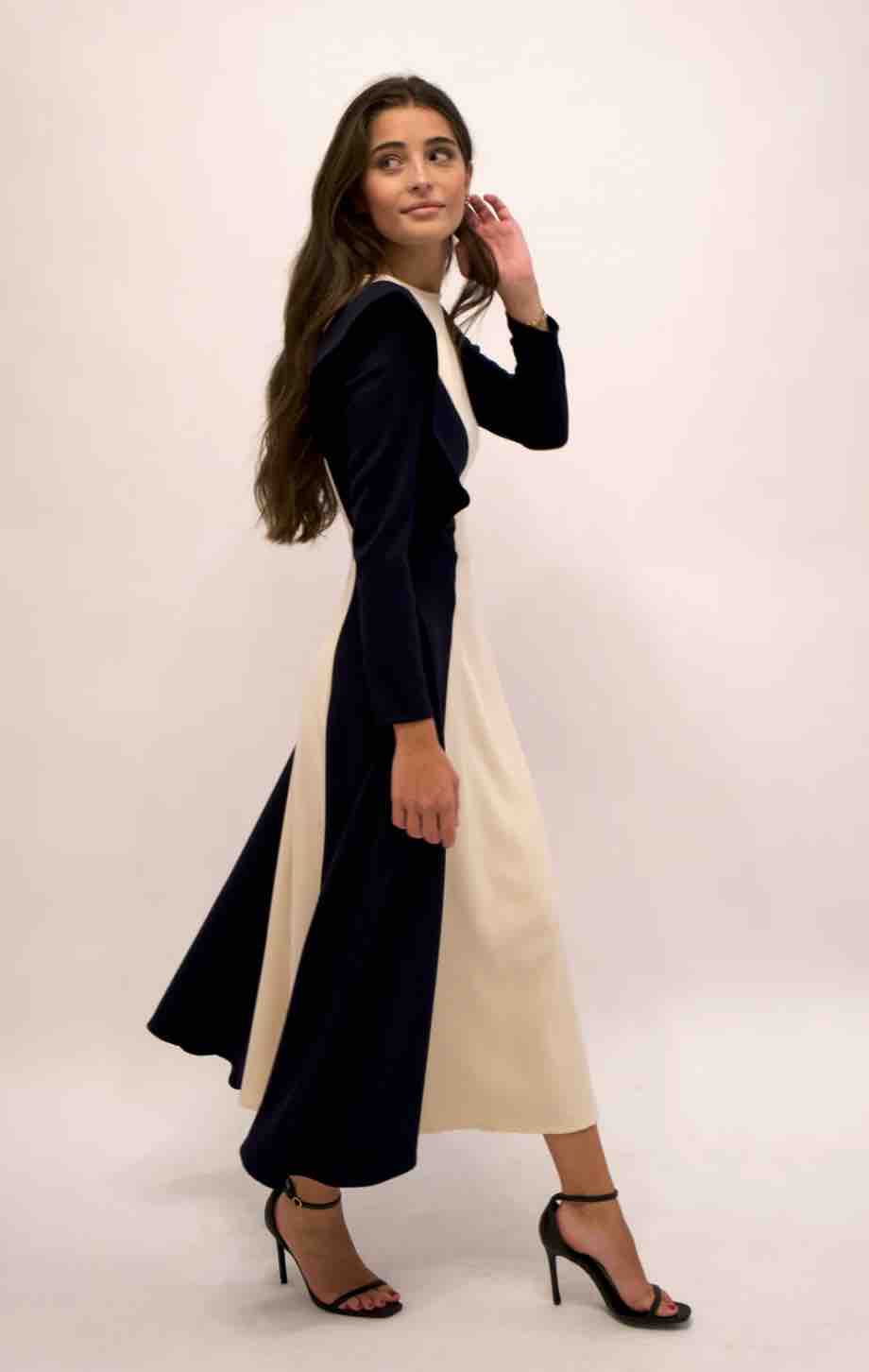 Elegante vestido marino IQ The IQ Collection — foto 3 de 4