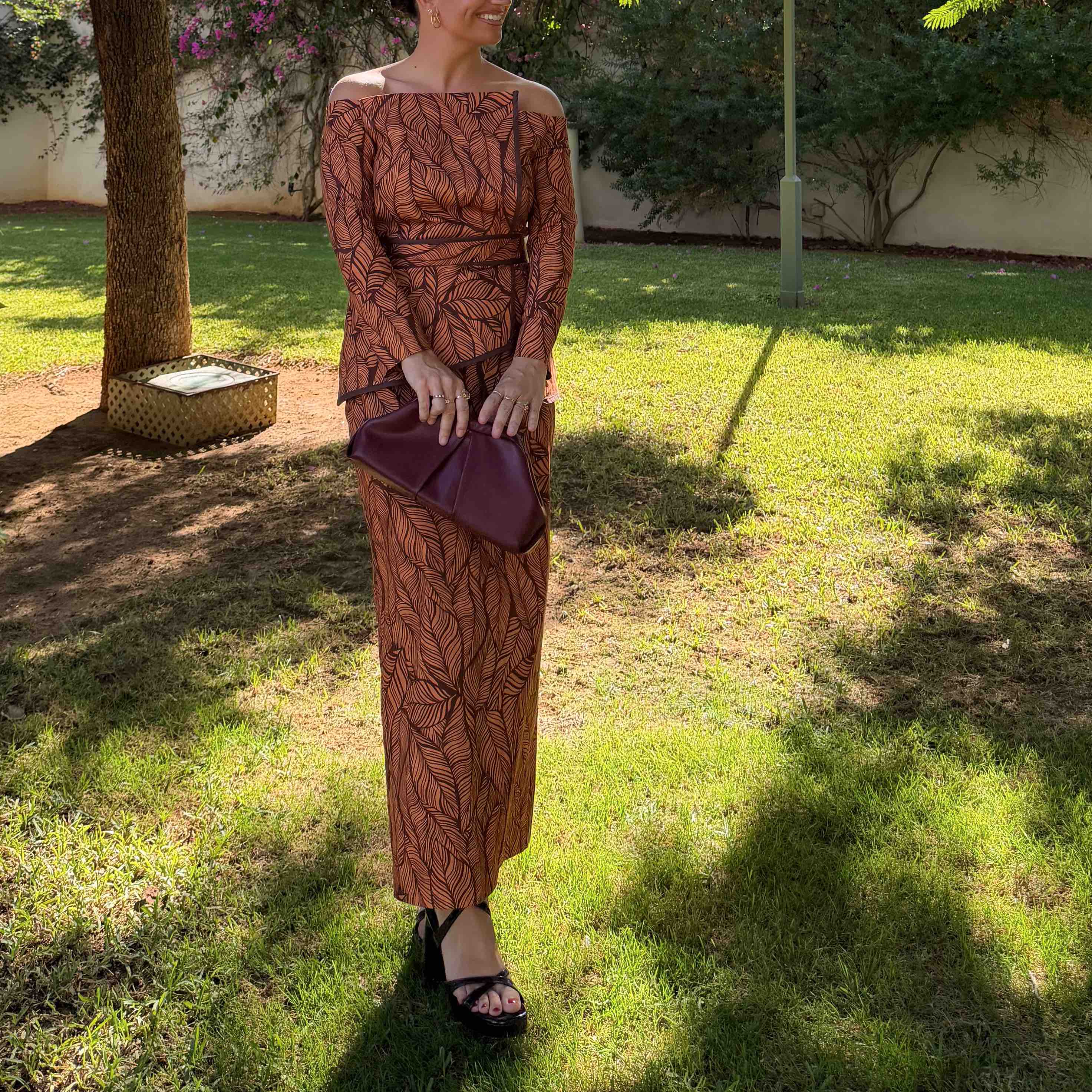 Conjunto Cardié marrón y naranja, talla M, en alquiler — foto 2 de 2