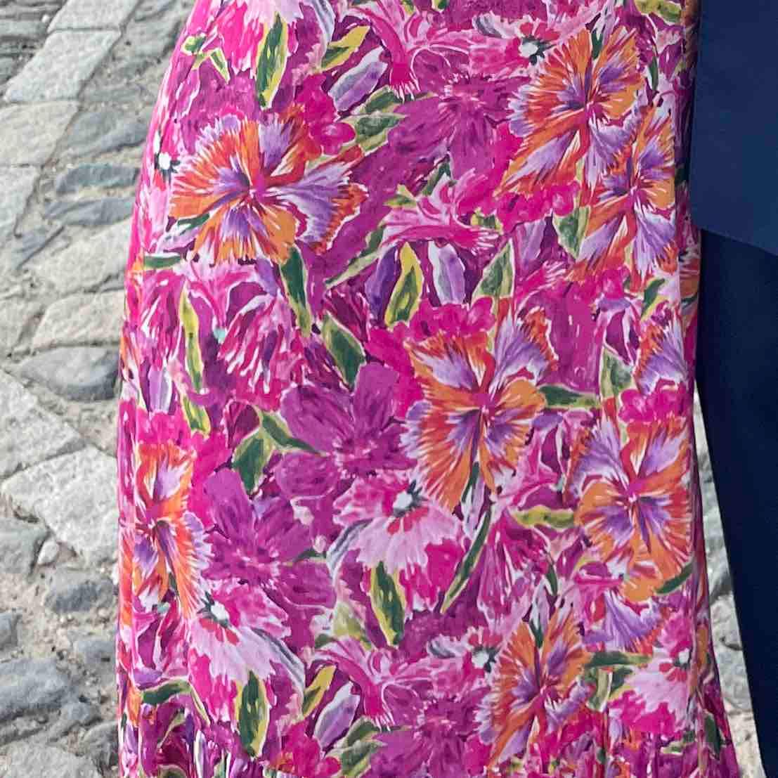 Vestido flores fucsia Morgan — foto 2 de 6