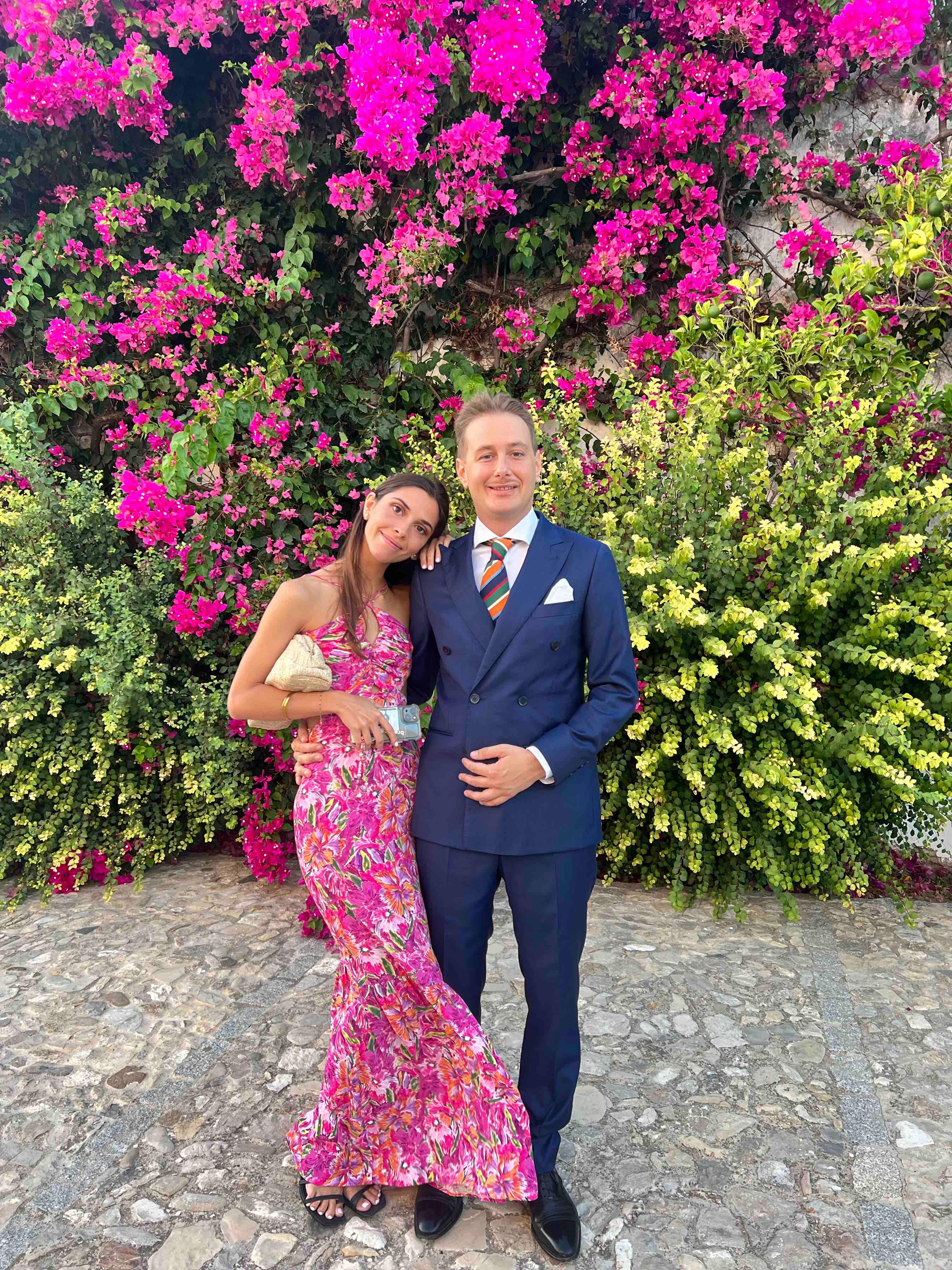 Vestido flores fucsia Morgan — foto 1 de 6