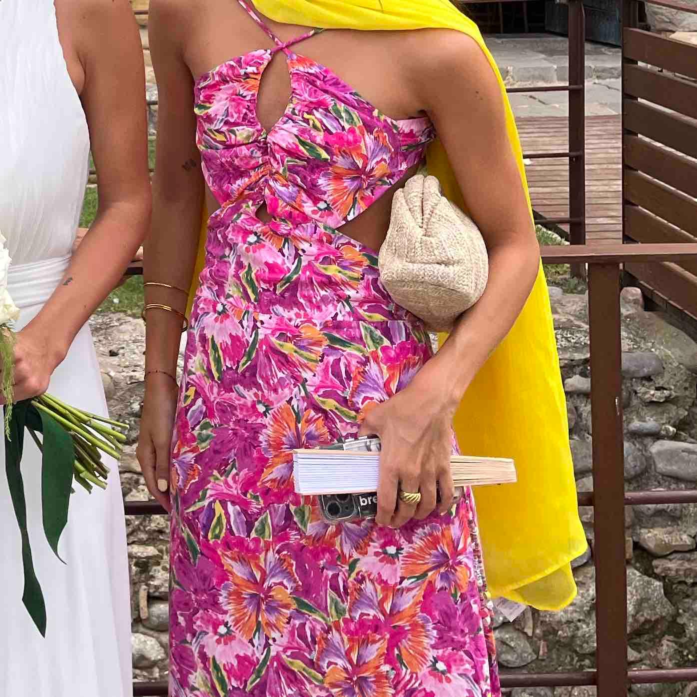 Vestido flores fucsia Morgan — foto 3 de 6